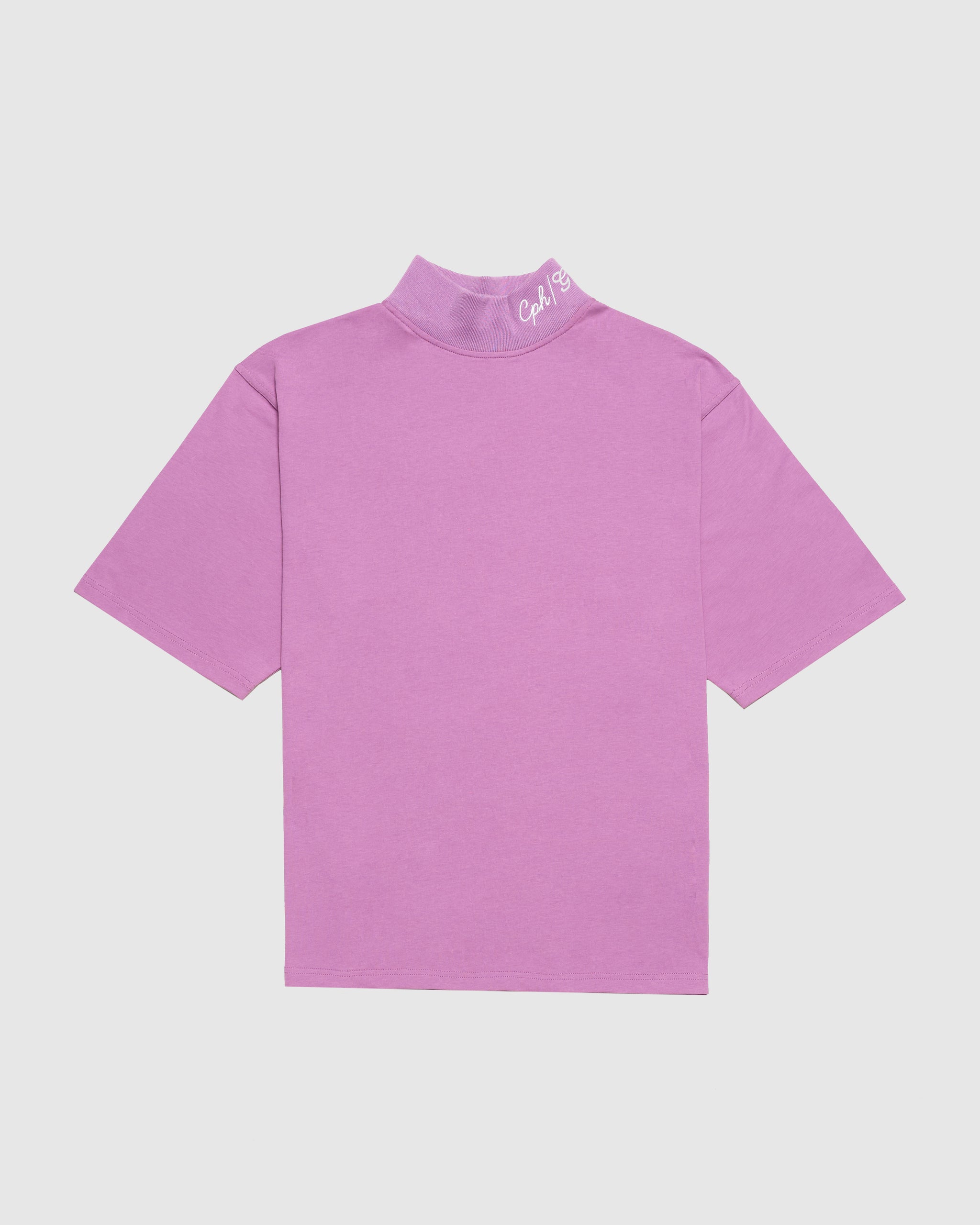 メンズウェア Captains Helm Golf MOCK NECK TEE PINK CAPTAINS HELM GOLF #MOCK NECK LOGO TEE -PURPLE- – Cph/Golf™︎
