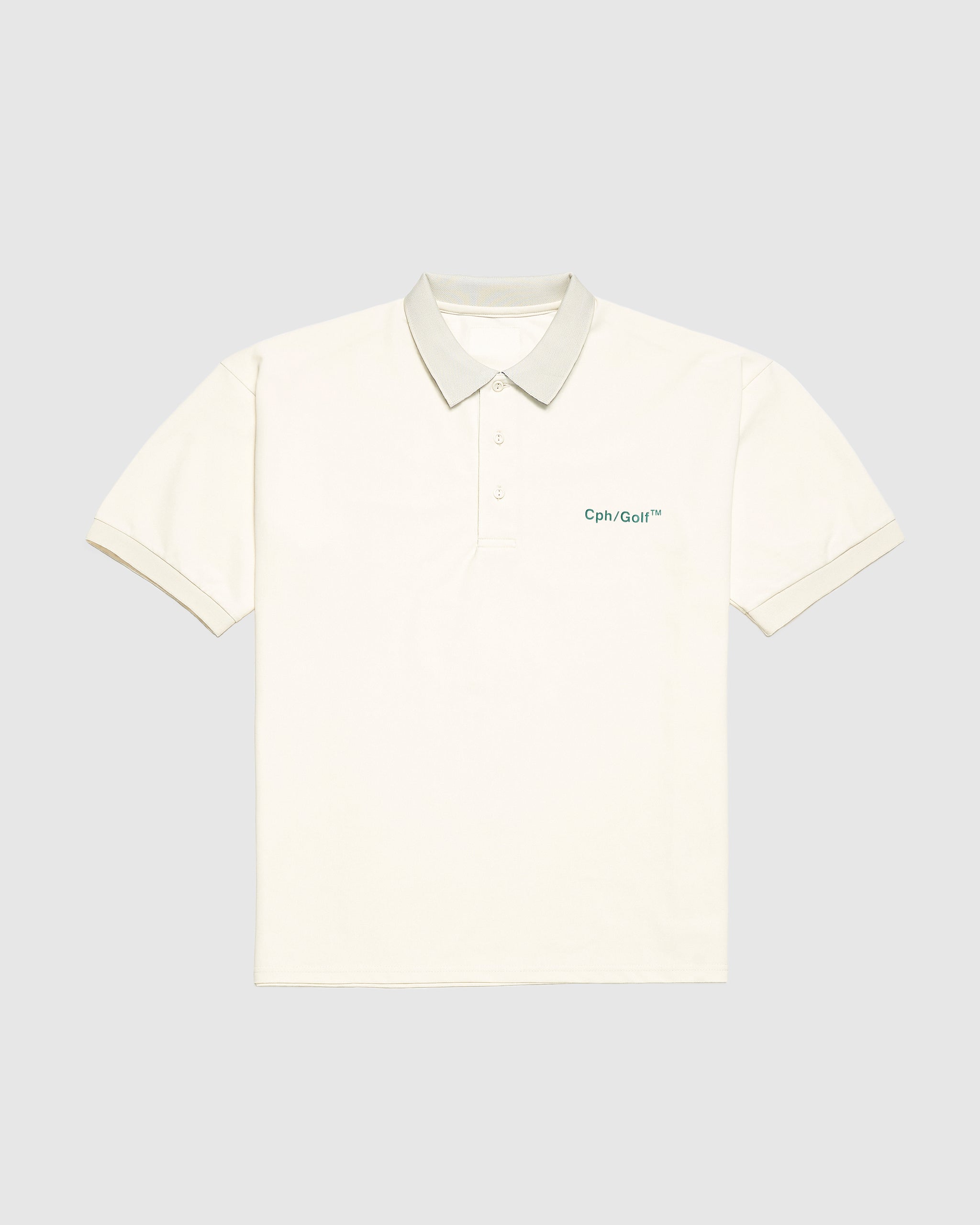 CAPTAINS HELM GOLF #Cph/Golf TM POLO -OFF WHITE- – Cph/Golf™︎