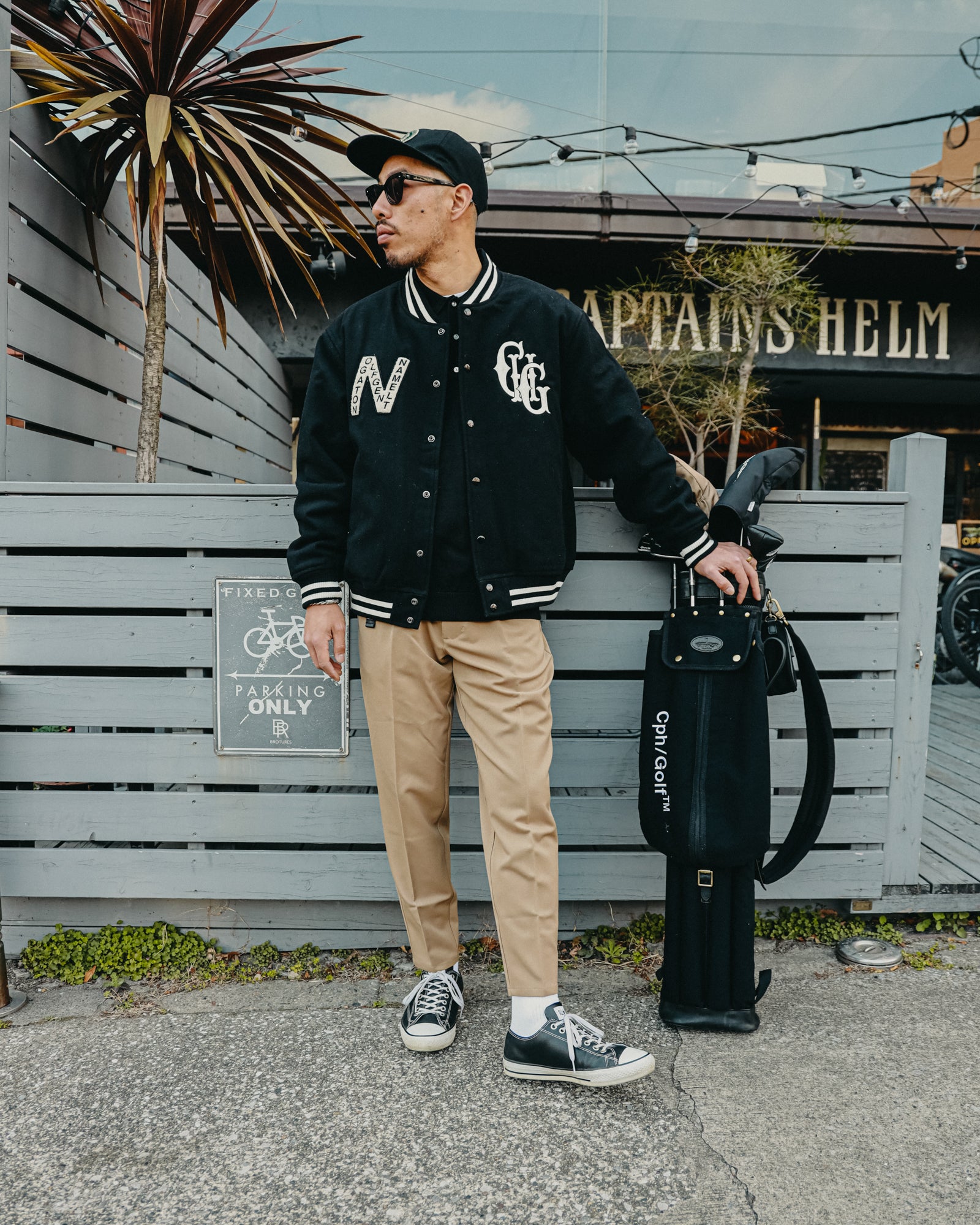 CLUB MEMBERS STADIUM JKT - BLACK - – Cph/Golf™︎