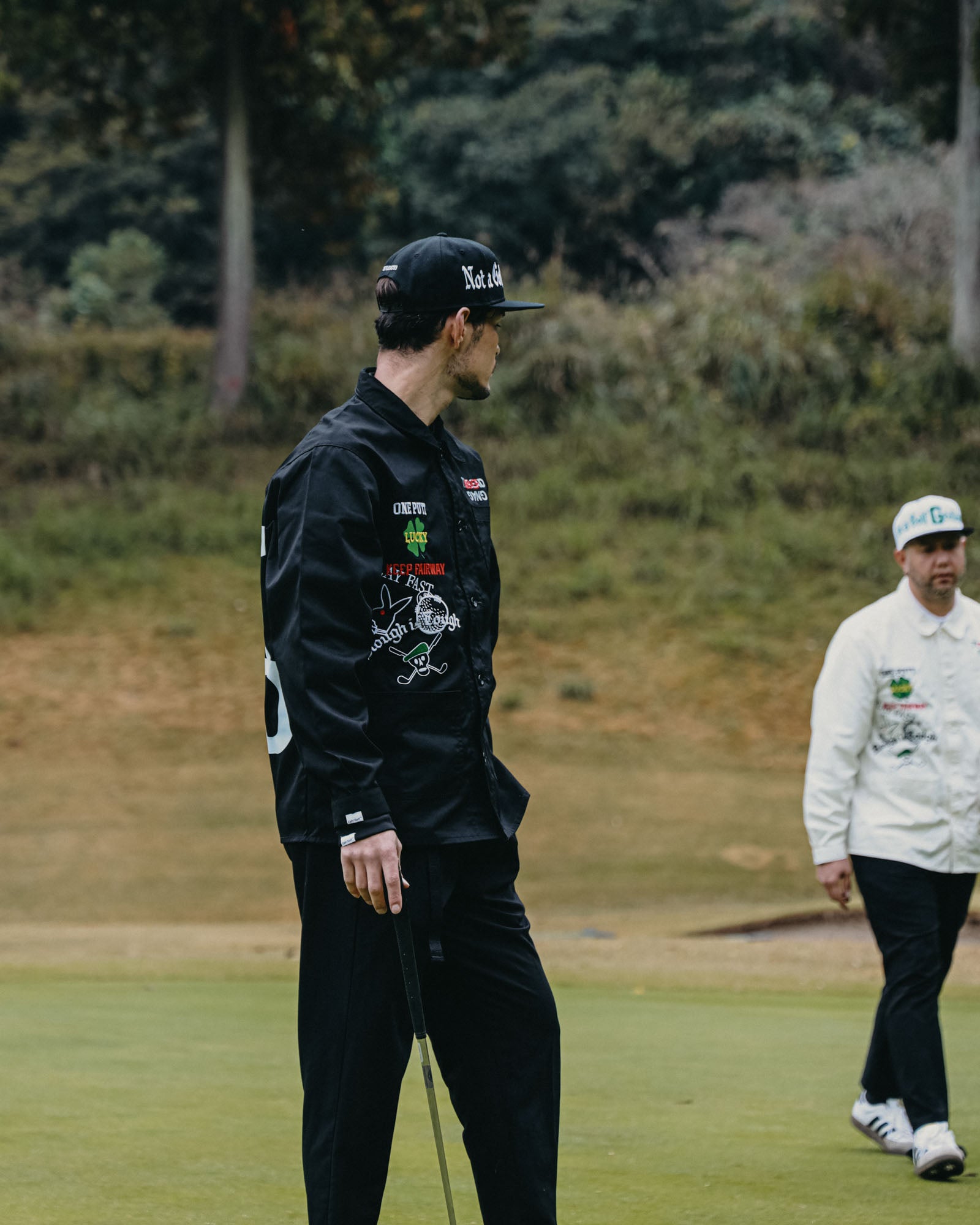 STUDIO33 × Cph/Golf™ #YOUR GOD COVERALLS JKT - BLACK - – Cph STUDIO33 × Cph/Golf™ #YOUR GOD COVERALLS JKT - BLACK - – Cph
