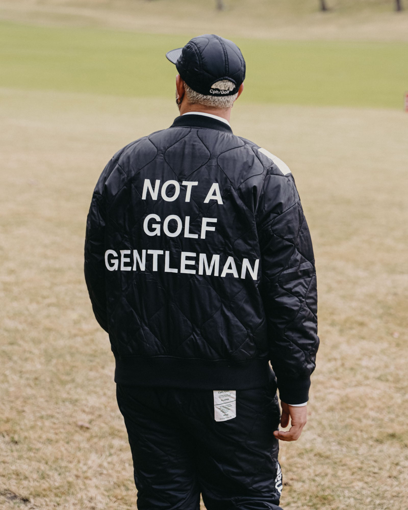QUILTING WARM P/O JACKET - BLACK - – Cph/Golf™︎