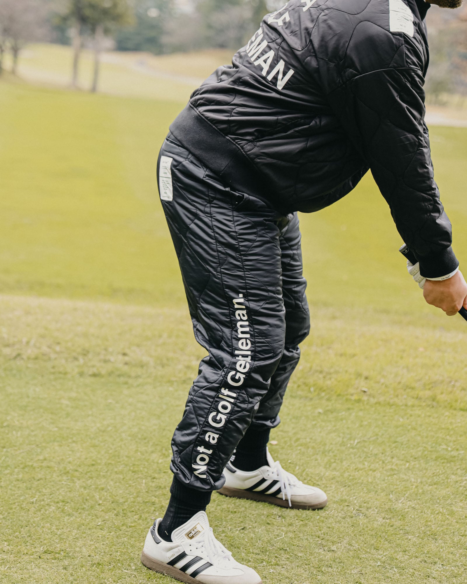 QUILTING WARM P/O JACKET - BLACK - – Cph/Golf™︎