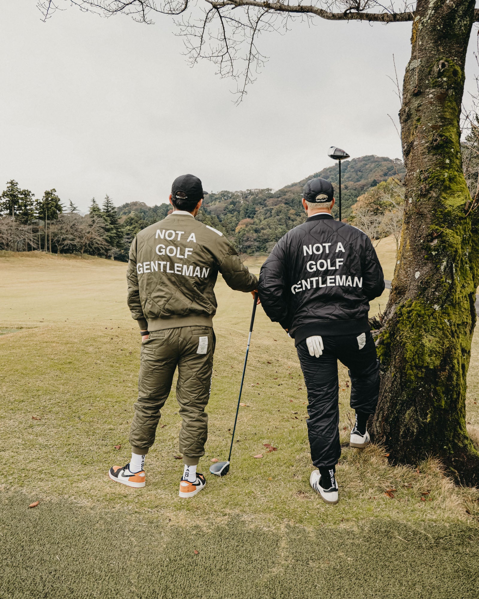 QUILTING WARM P/O JACKET - OLIVE - – Cph/Golf™︎