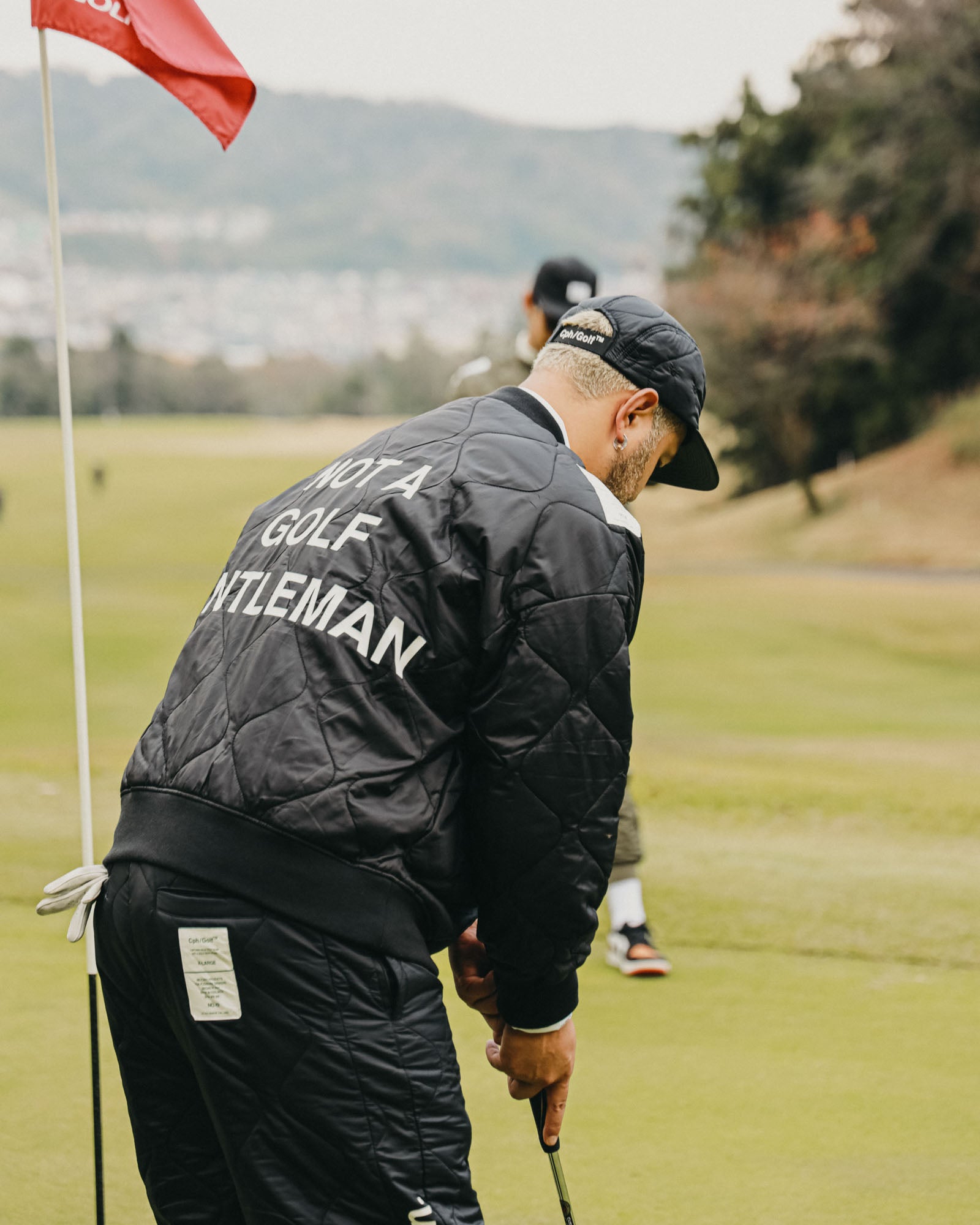 QUILTING WARM P/O JACKET - BLACK - – Cph/Golf™︎