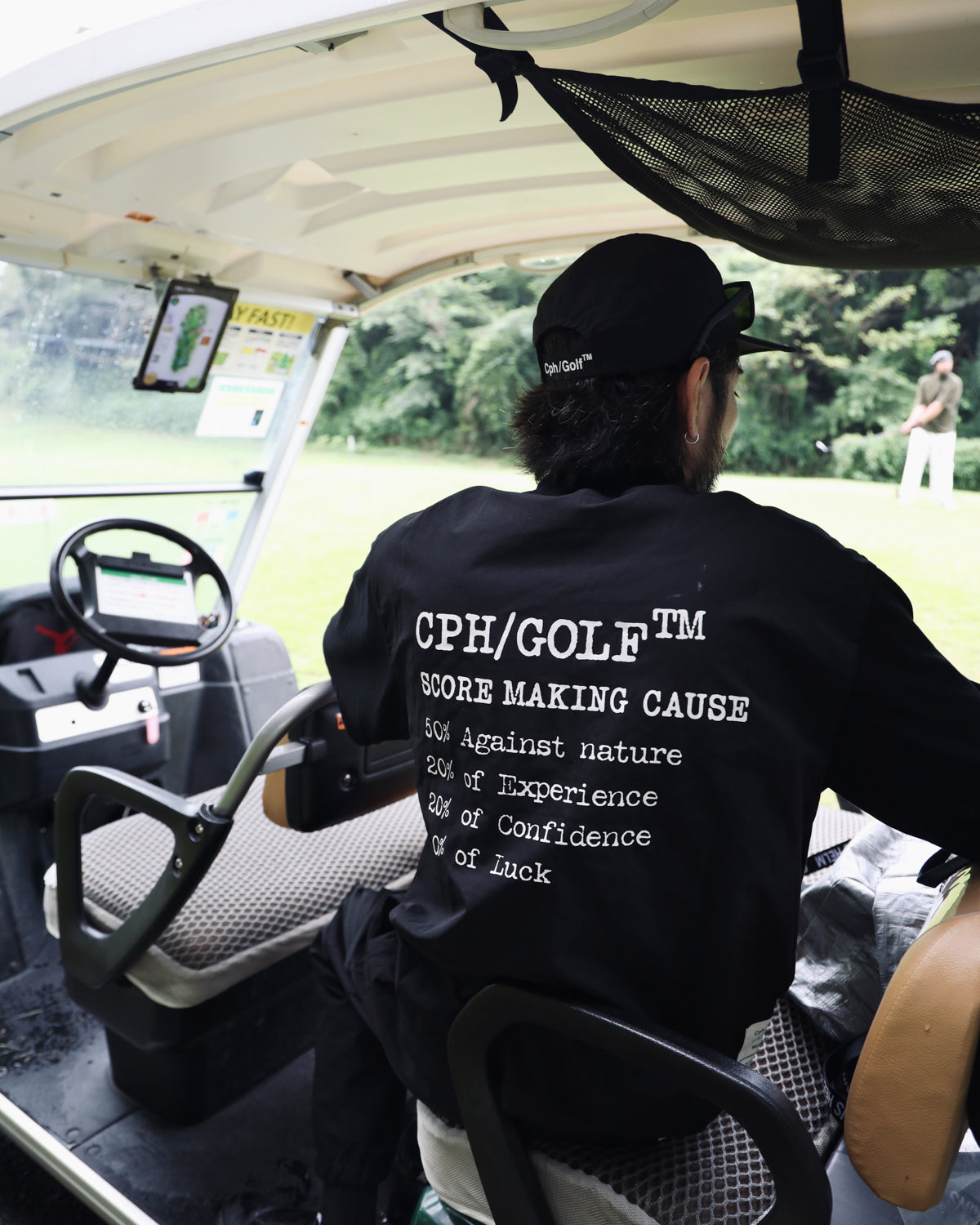 MILITARY RS MOCK NECK TEE - BLACK - – Cph/Golf™︎