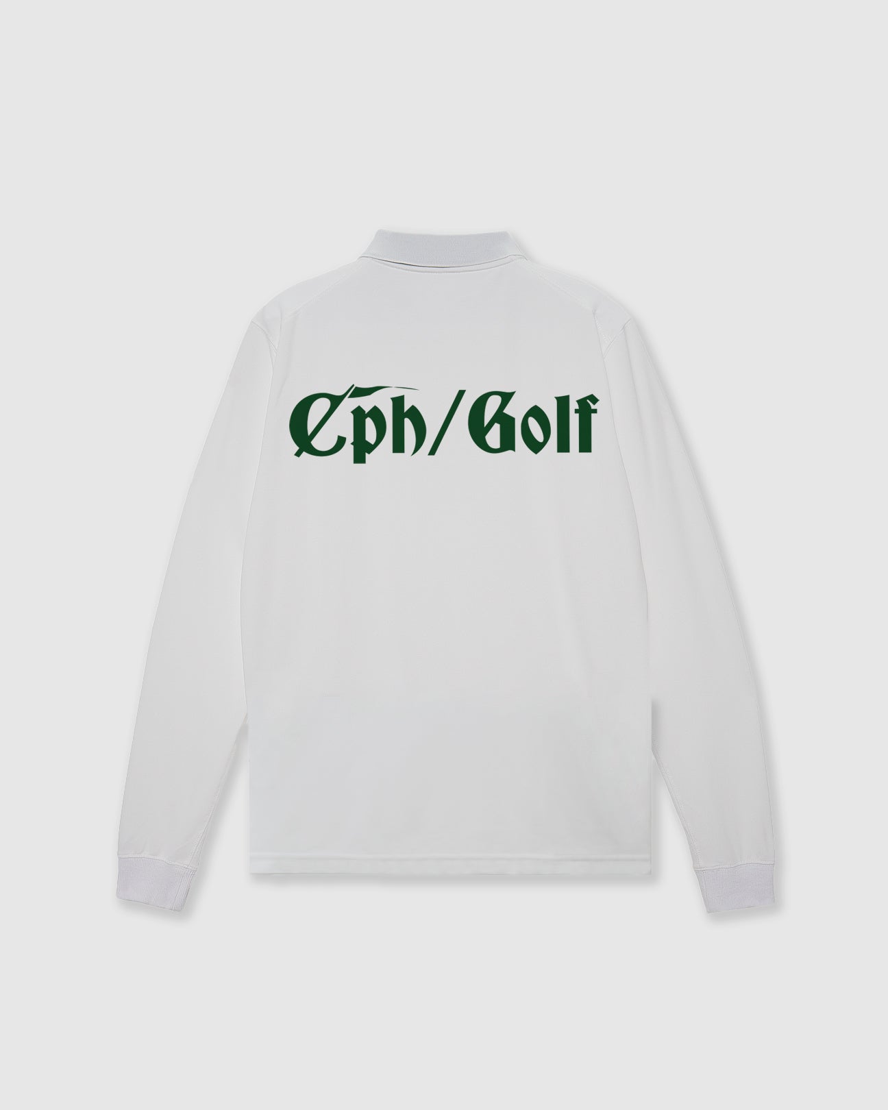 Cph/Golf™︎ #BRIGHT SIDE LS POLO Lサイズ BRIGHT SIDE LS POLO - WHITE - – Cph/Golf™︎