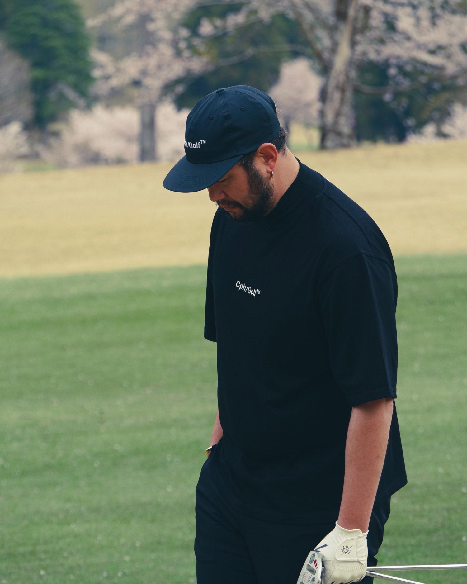 cph/golf tm スウェットモックネック 水色 サイズL CAPTAINS HELM GOLF