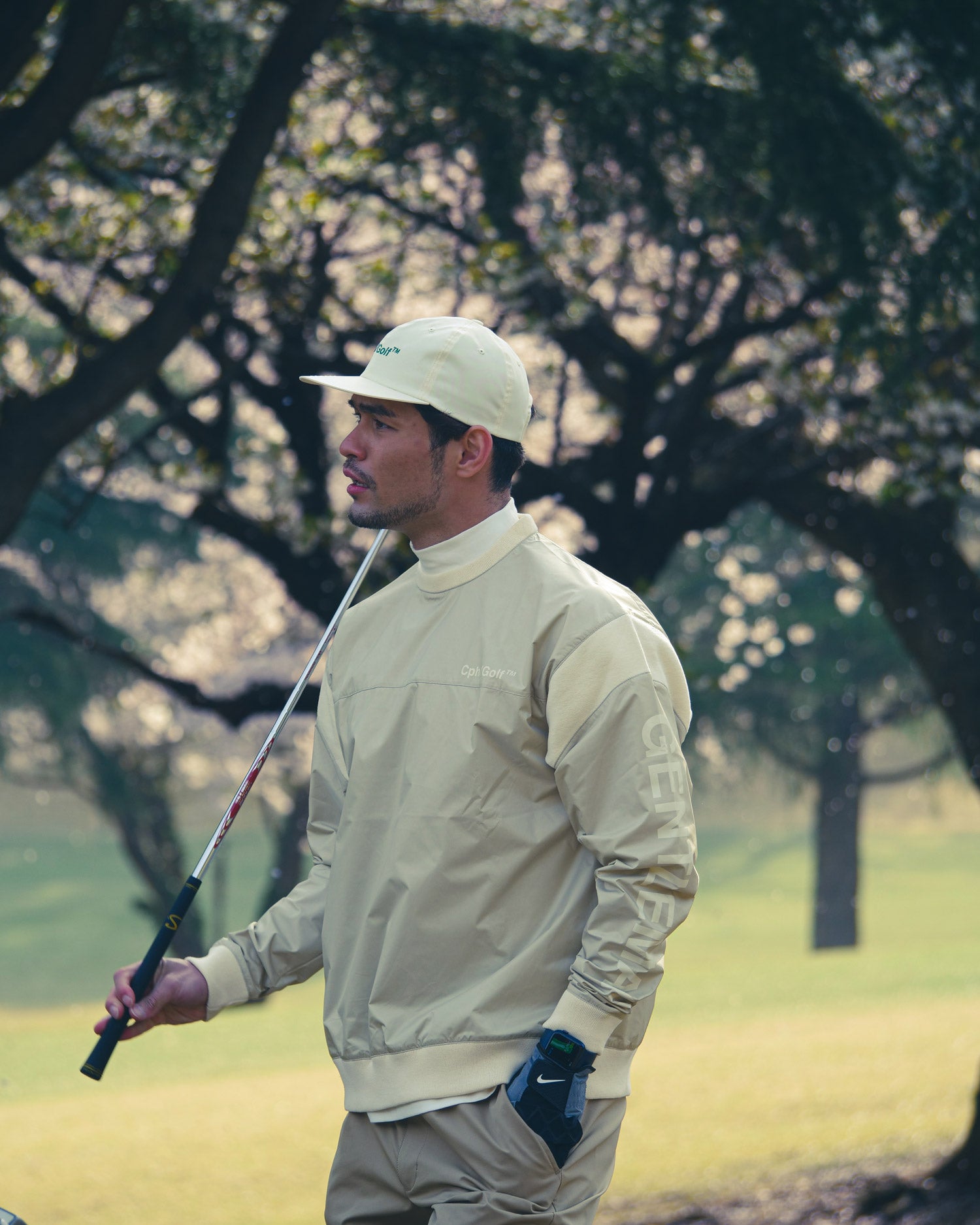 Cph/Golf™️ #WATER-PROOF P/O JACKET - BEIGE - – Cph/Golf™︎ Cph/Golf™️ #WATER-PROOF P/O JACKET - BEIGE - – Cph/Golf™︎