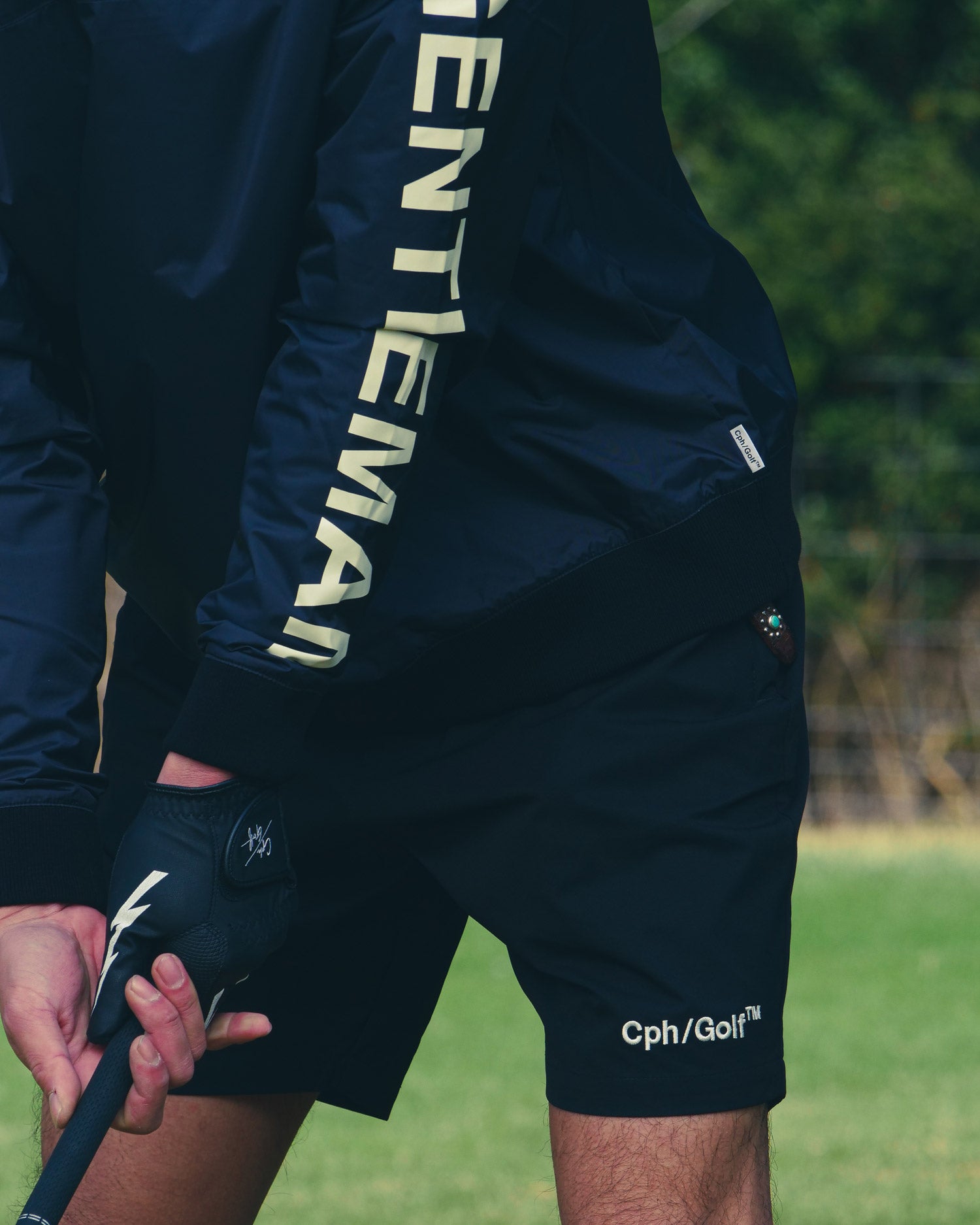 Cph/Golf™️ #WATER-PROOF P/O JACKET - BLACK - – Captains Helm Golf