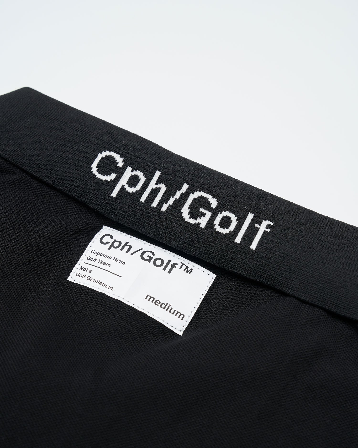 Cph/Golf™️ #Cph/Golf TM POLO - BLACK - – Cph/Golf™︎