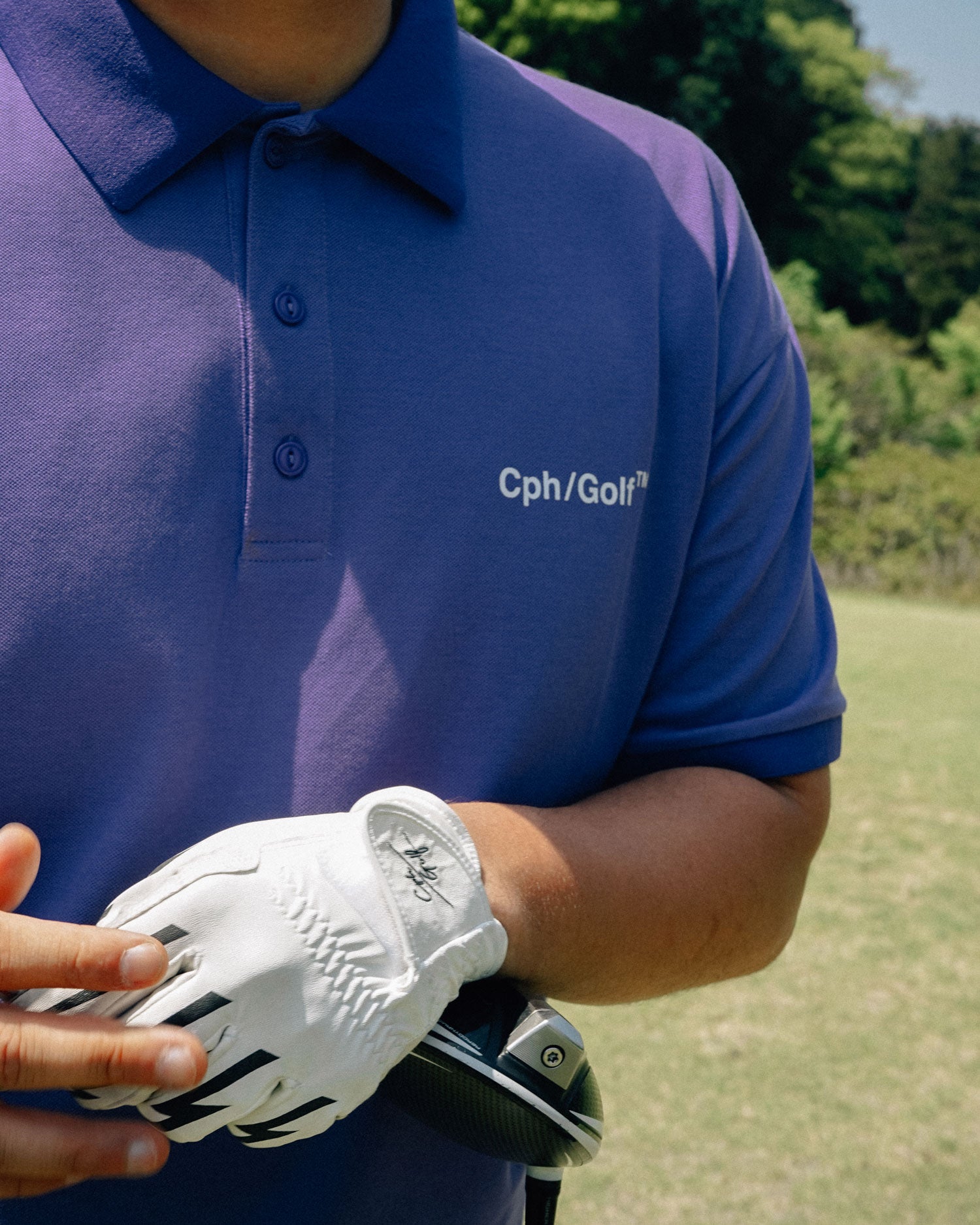 Cph/Golf™ パープルメンズポロシャツ Cph/Golf™ パープルメンズポロシャツ - メルカリ