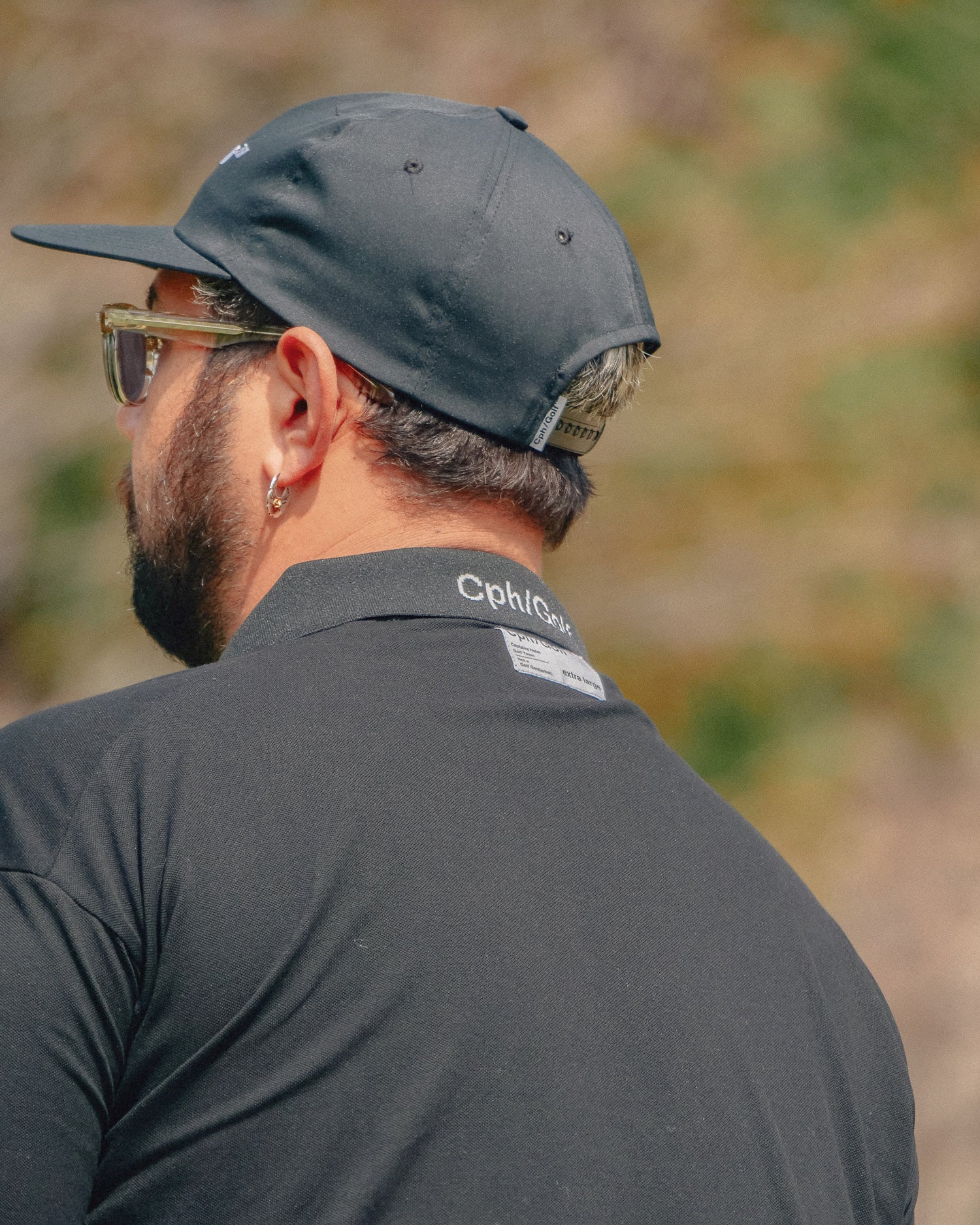 Cph/Golf™️ #Cph/Golf TM CAP - BLACK - – Cph/Golf™︎
