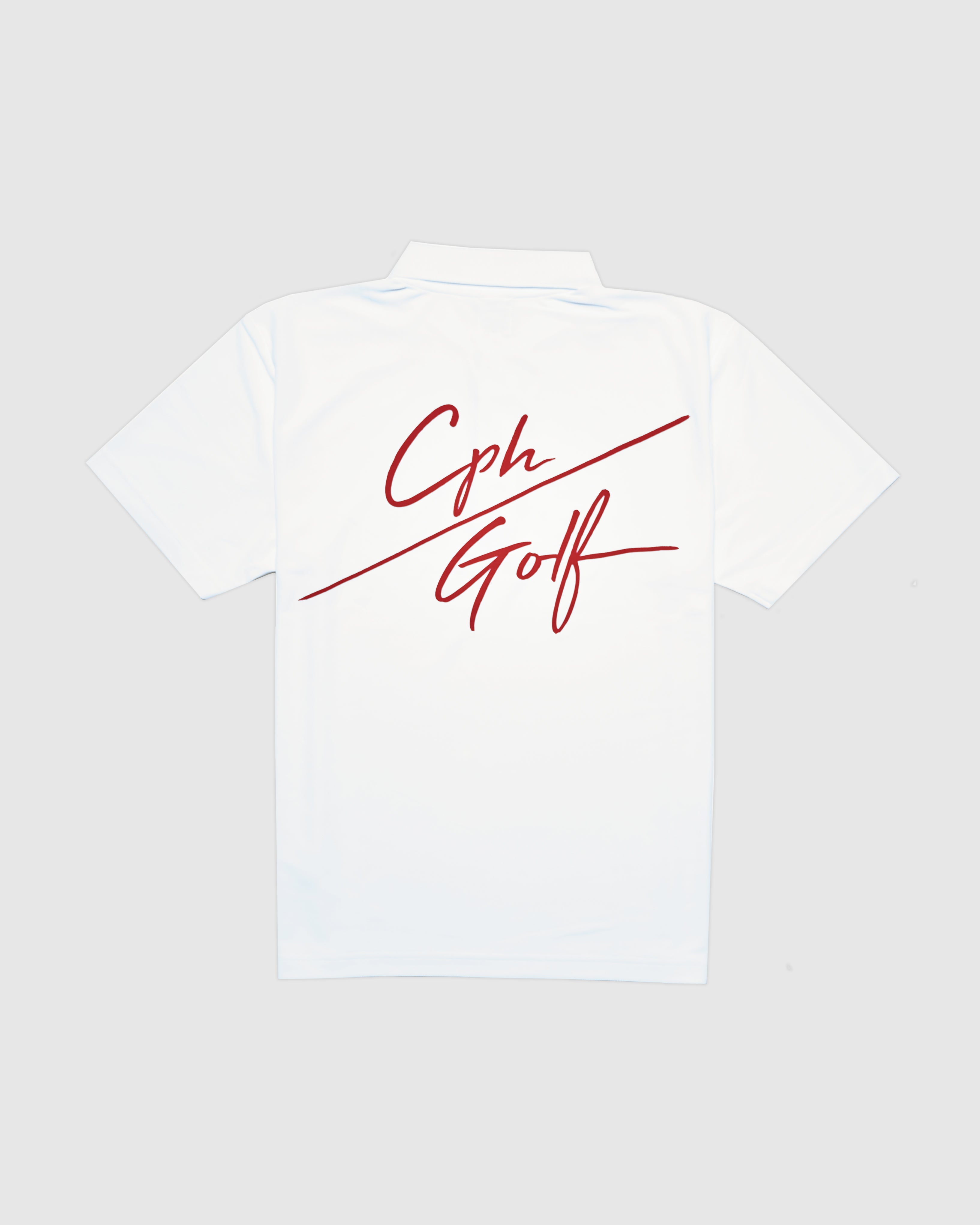 CAPTAINS HELM GOLF #Cph/Golf POLO -WHITE- – Cph/Golf™︎