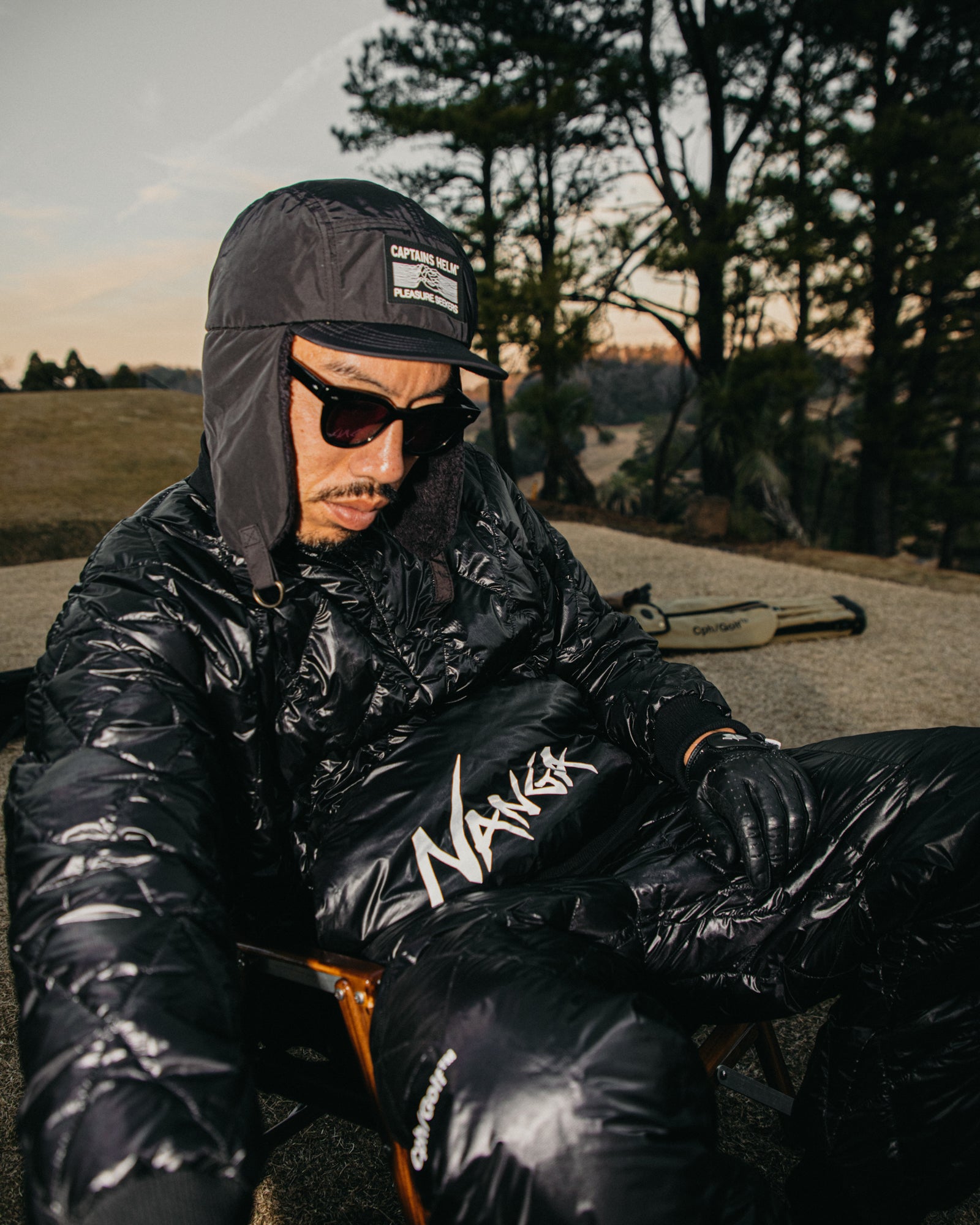 NANGA® × Cph/Golf™ #QLT DOWN P/O JACKET - BLACK - – Cph/Golf™︎