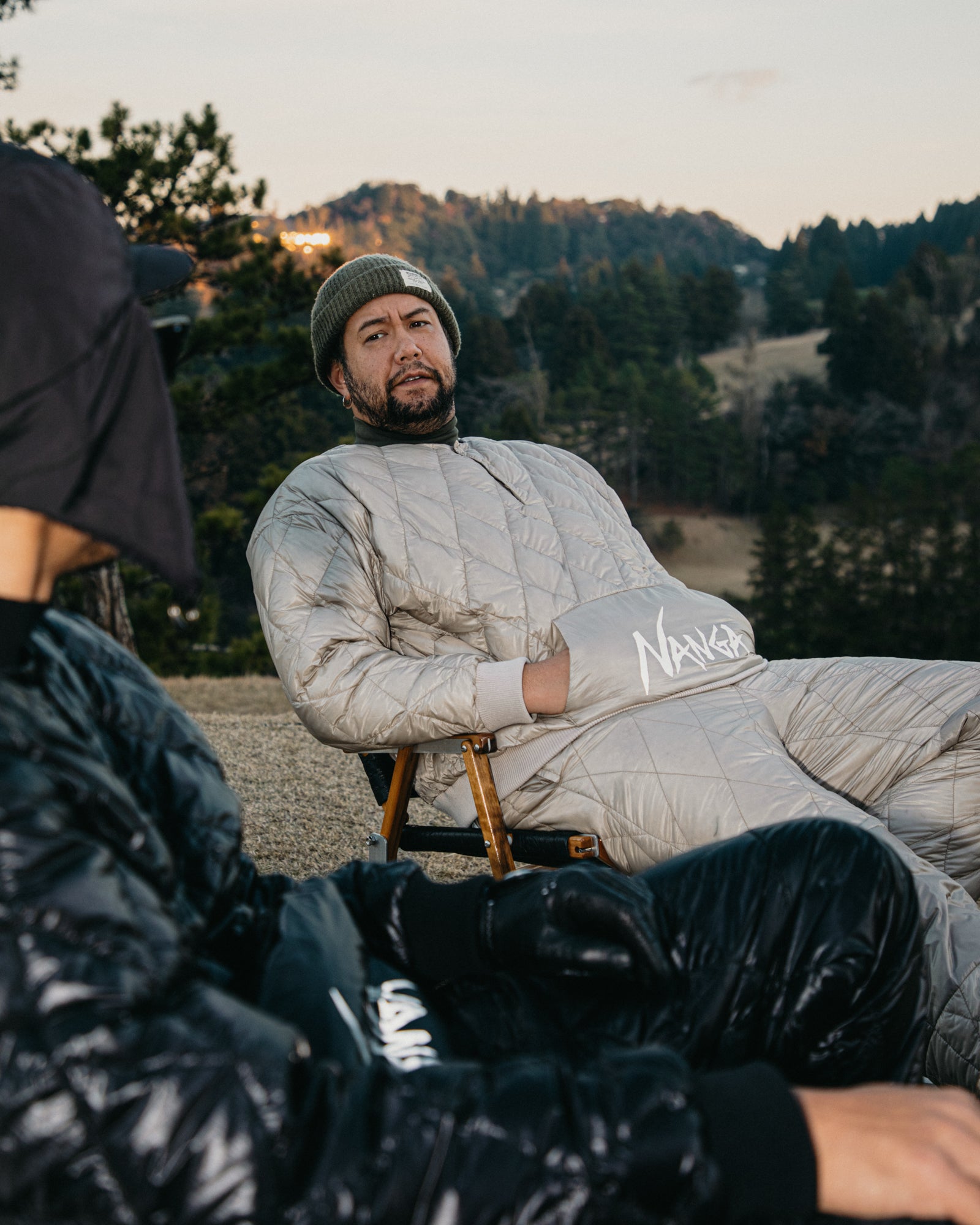 NANGA® × Cph/Golf™ #QLT DOWN TRACK PANTS - BEIGE - – Cph/Golf™︎