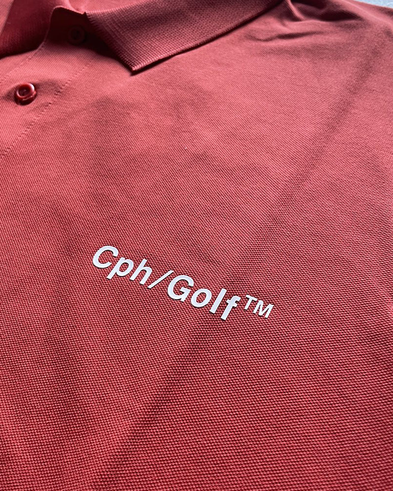 CAPTAINS HELM GOLF #Cph/Golf TM POLO -RED- – Cph/Golf™︎