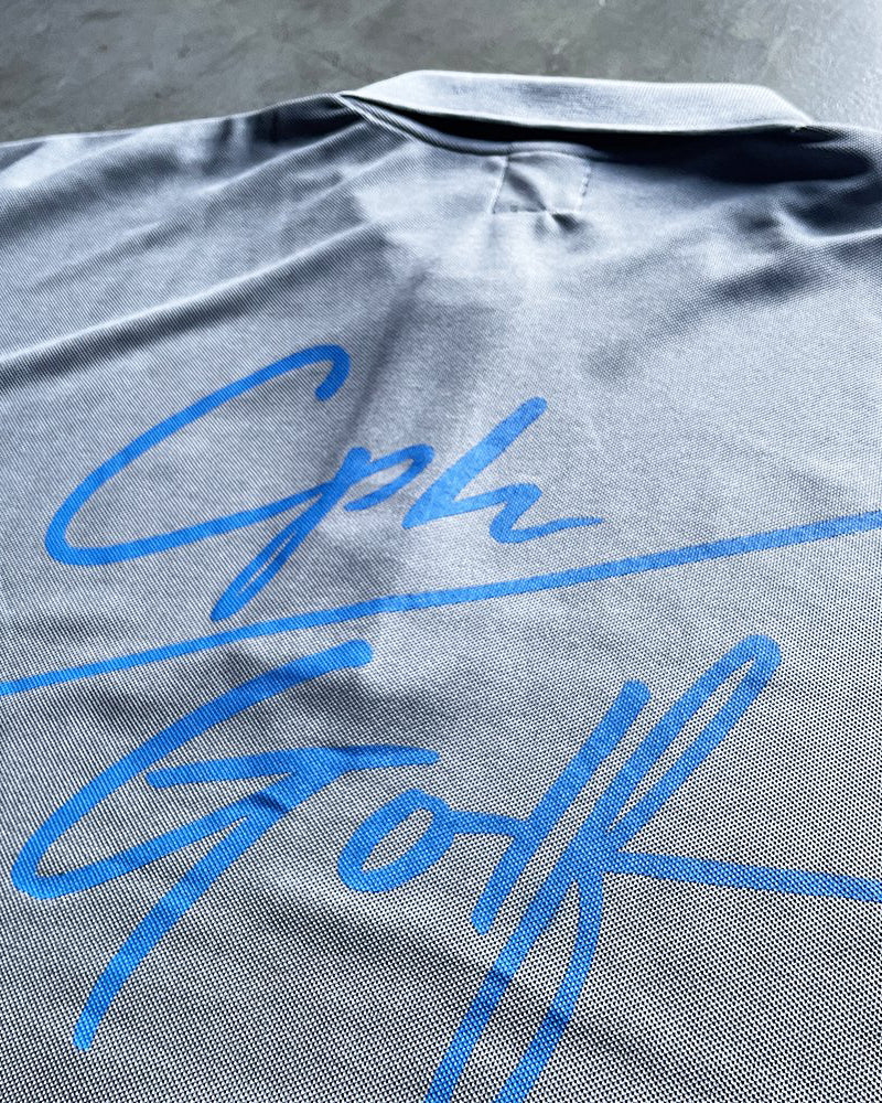 CAPTAINS HELM GOLF #Cph/Golf POLO -GRAY- – Cph/Golf™︎