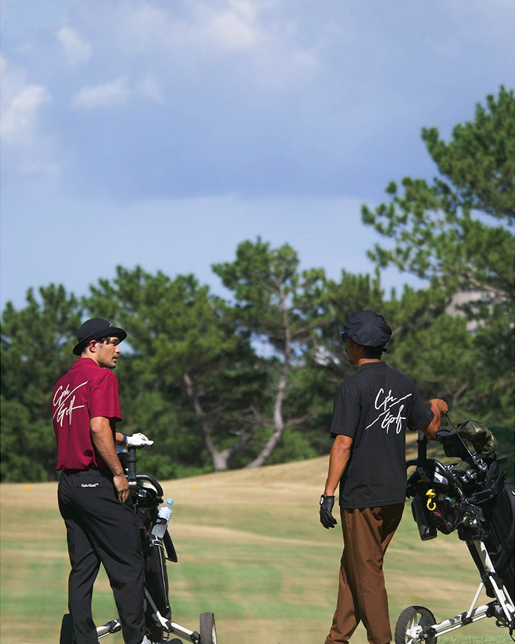 CAPTAINS HELM GOLF #Cph/Golf POLO -BLACK- – Cph/Golf™︎