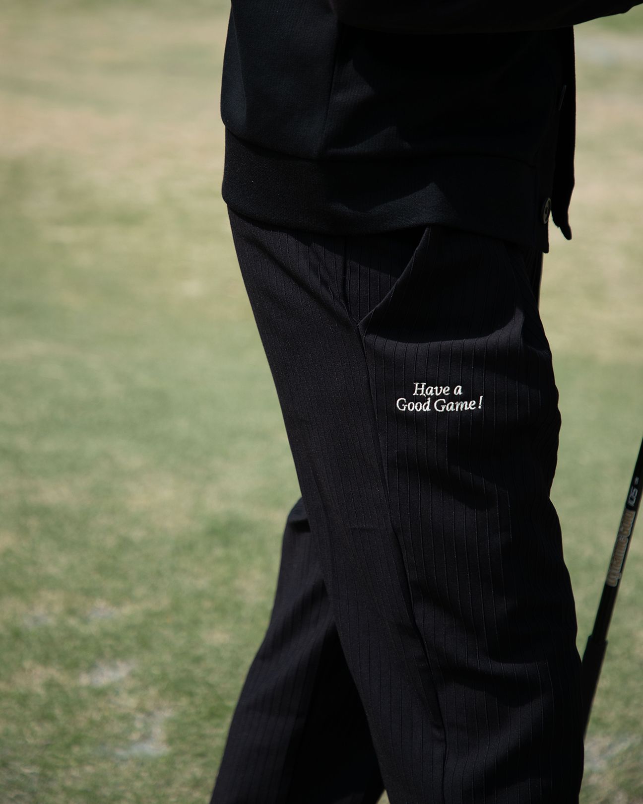 SUPERTHANKS × Cph/Golf™️ #RIB BUTTON VEST - BLACK - – Cph/Golf™︎