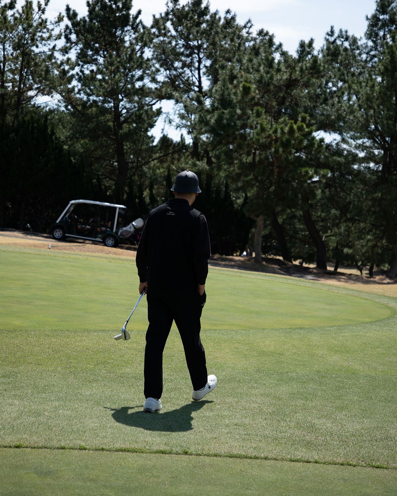 SUPERTHANKS × Cph/Golf™️ #RIB BUTTON VEST - BLACK - – Cph/Golf™︎