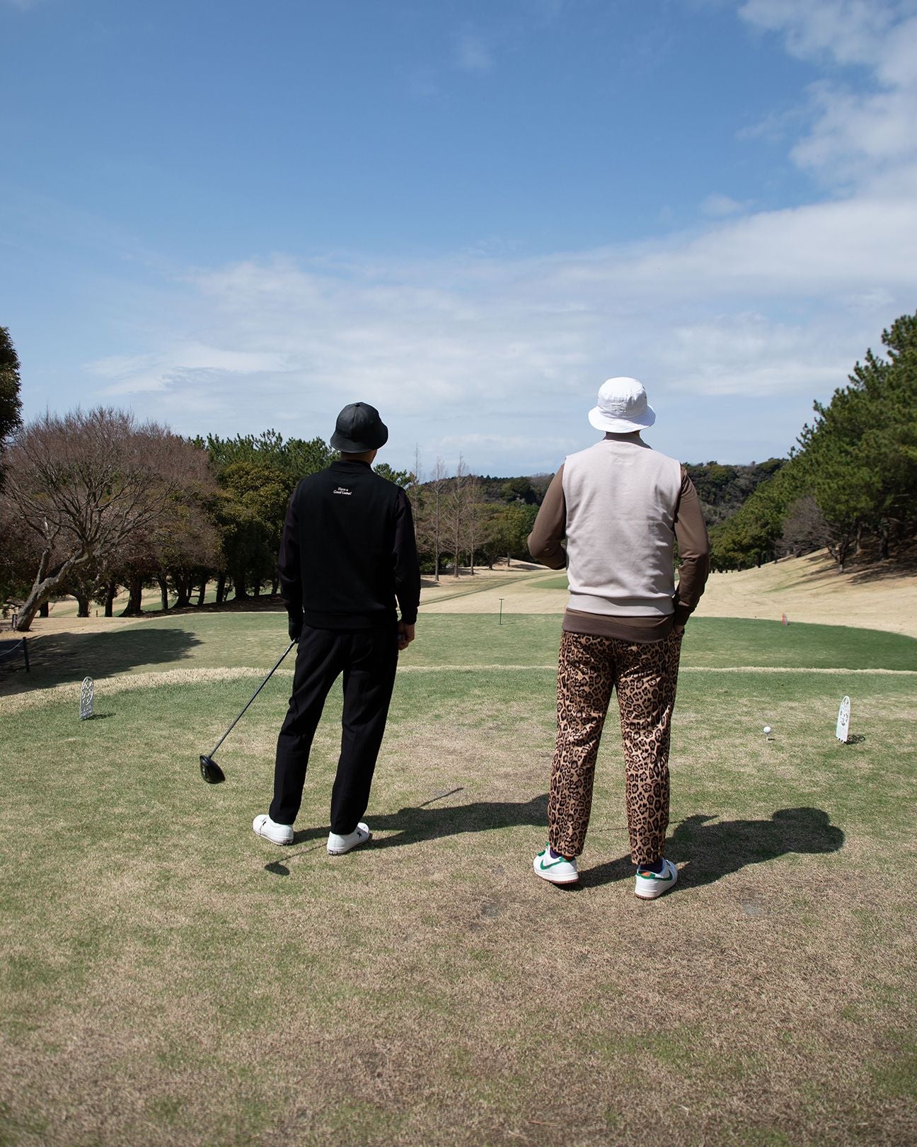 SUPERTHANKS × Cph/Golf™️ #TAPERED PANTS - LEOPARD - – Cph