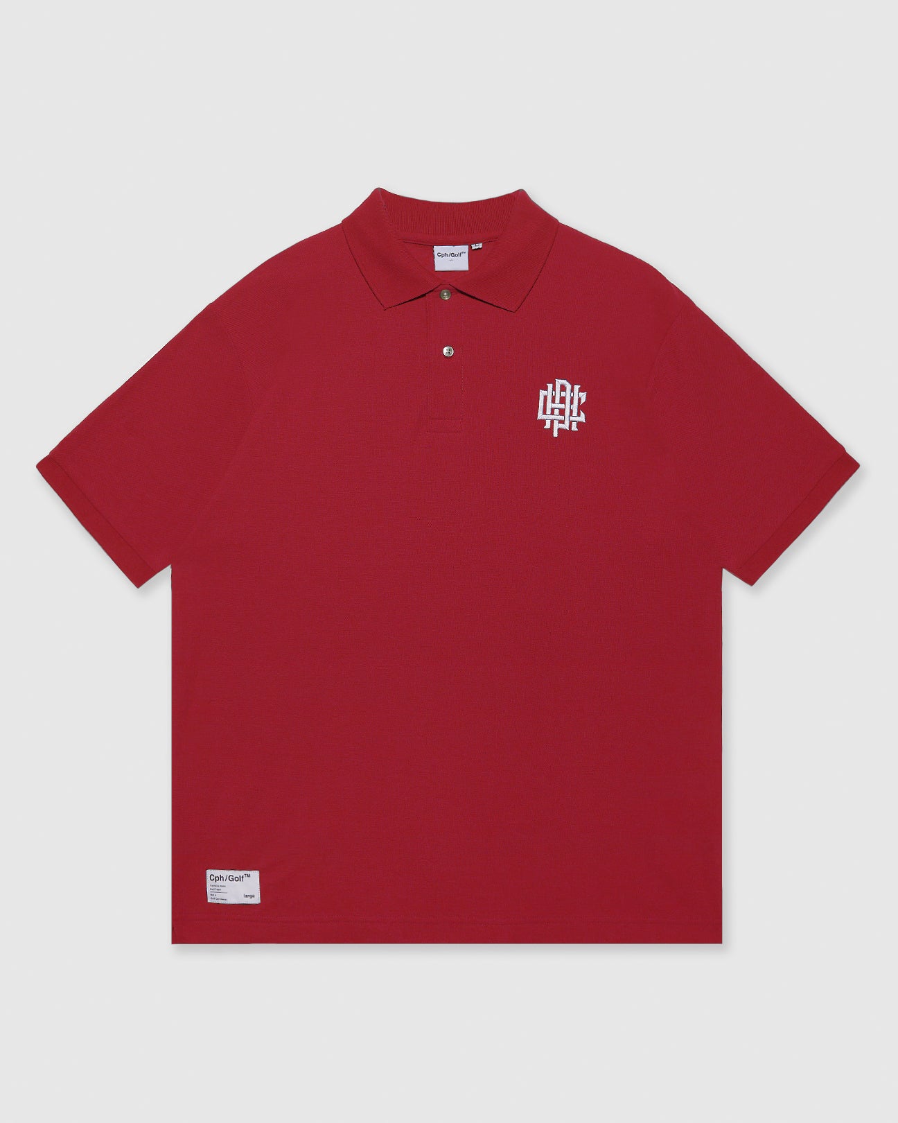 Cph/Golf 半袖シャツ large SHELTECH × Cph Golf #FRONT POCKET GENTLEMAN MOCK NECK TEE