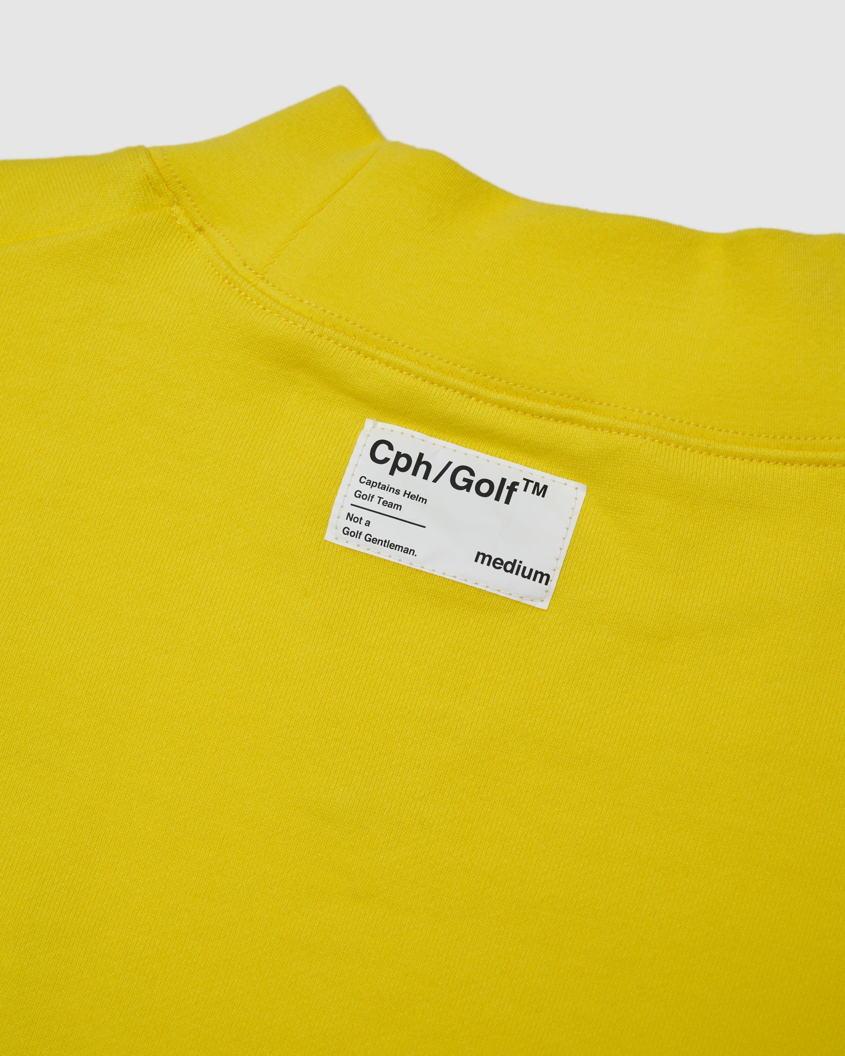 ACTIVE MOCK NECK SWEAT - YELLOW - – Cph/Golf™︎
