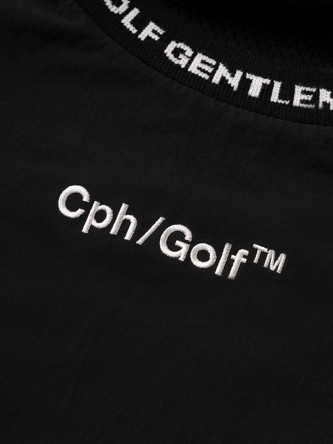 CHG22-SS-J02 #GENTLEMAN NYLON P/O JACKET - BLACK - – Cph/Golf™︎