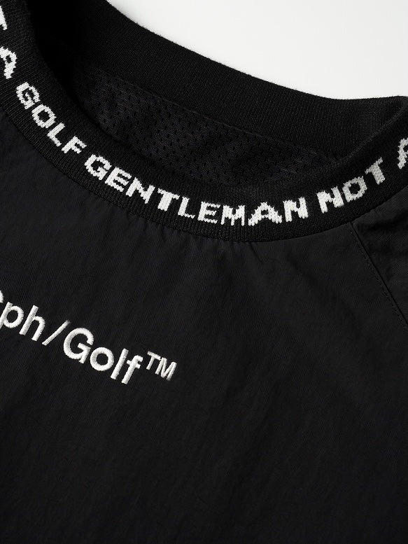 CHG22-SS-J02 #GENTLEMAN NYLON P/O JACKET - BLACK - – Cph/Golf™︎