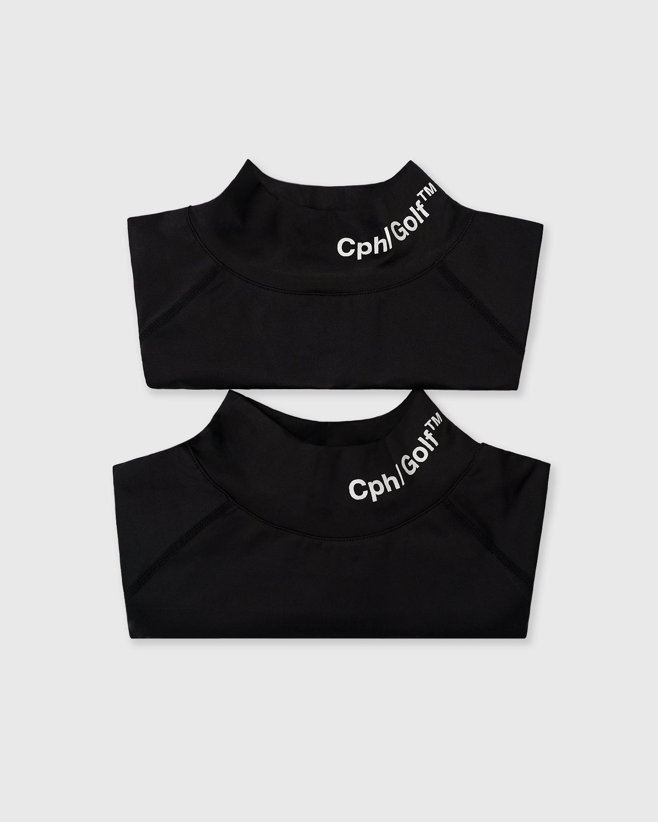 2PC MOCK NECK UNDERGARMENT - BLACK - – Cph/Golf™︎