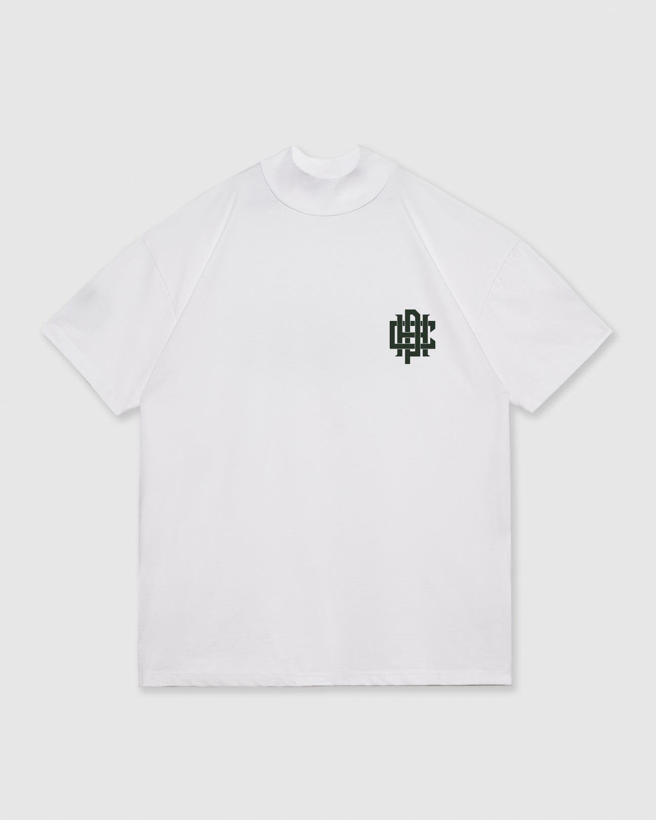 OVERLAP LOGO SUMMER MOCK NECK TEE - WHITE - – Cph/Golf™︎