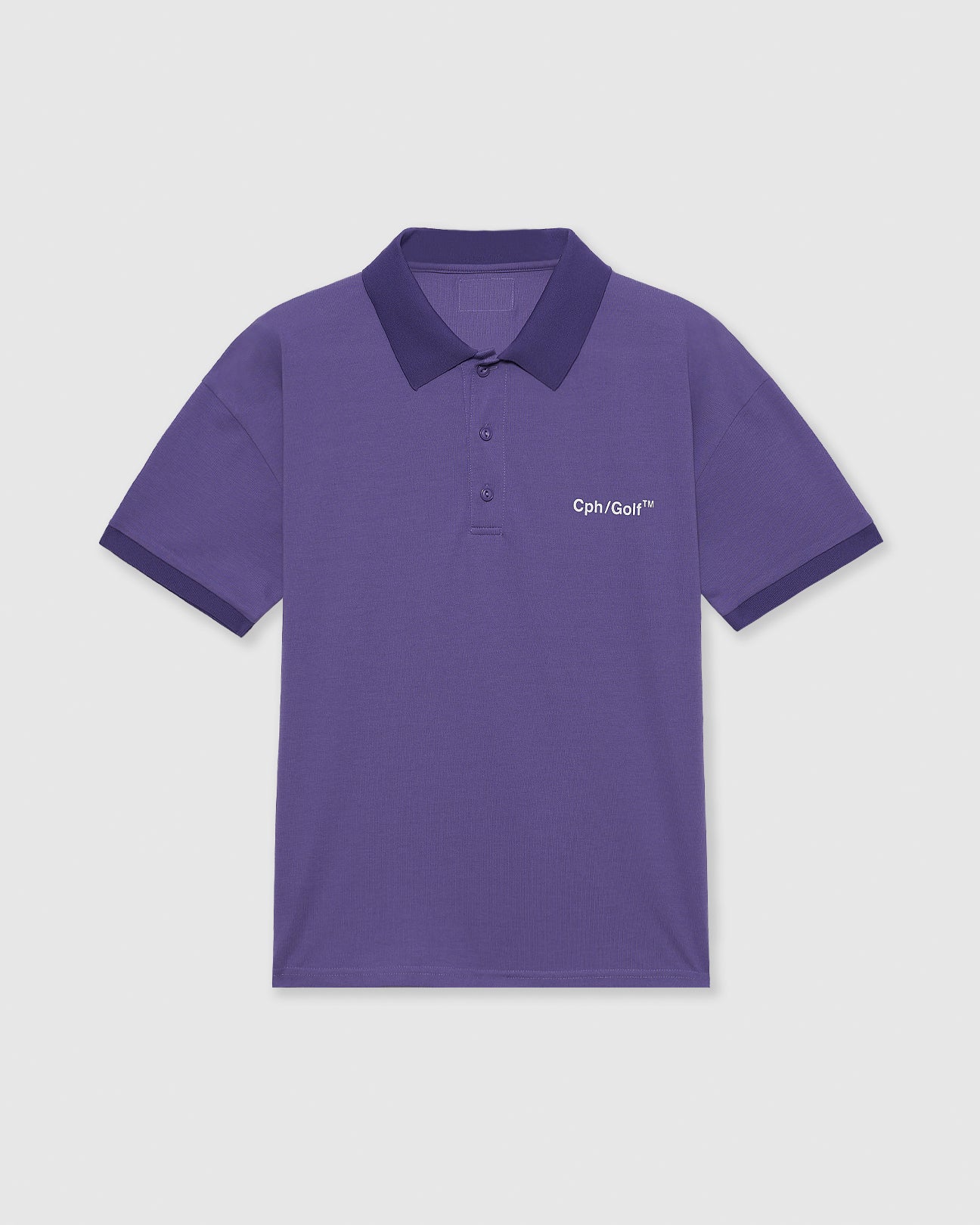 Cph/Golf はピンクパープルのシャツ M Captains Helm Golf