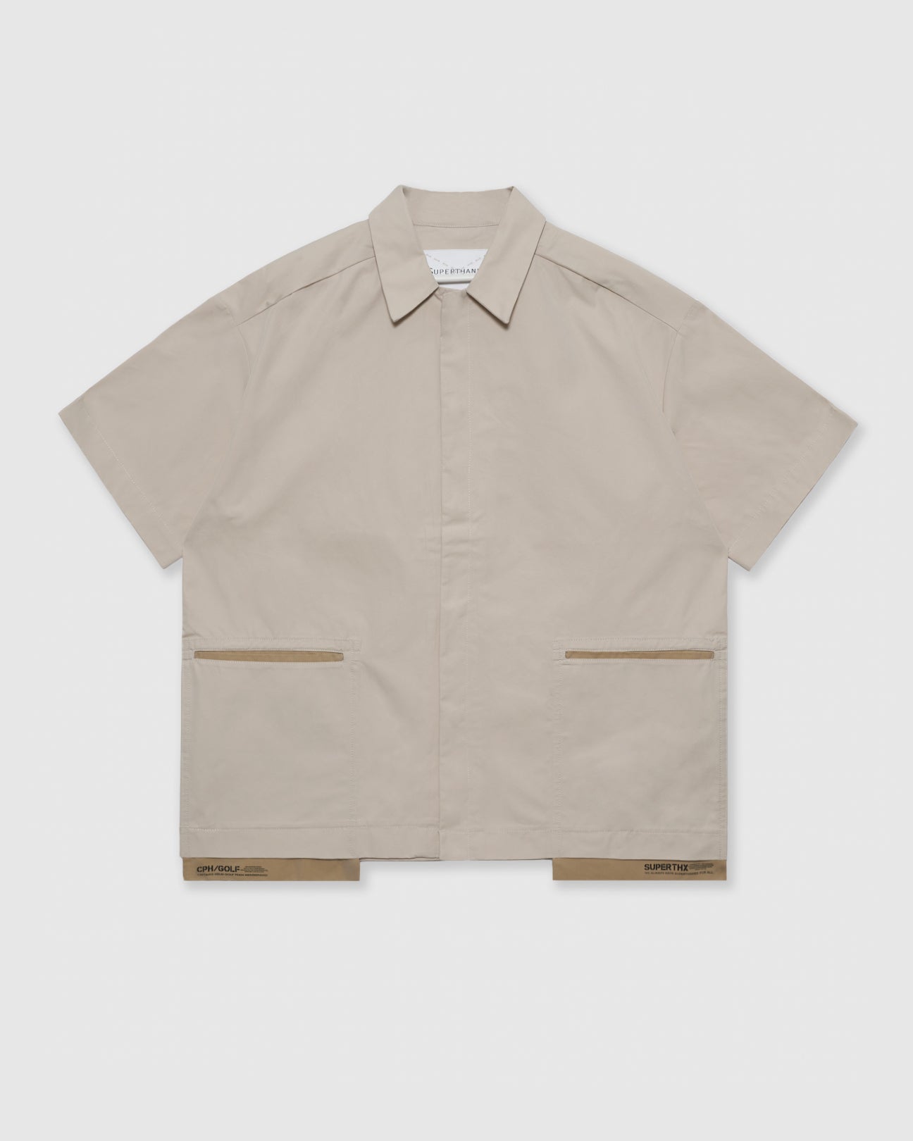 SUPERTHANKS × Cph/Golf™️ #UTILITY POCKET SHIRTS - BEIGE - – Cph