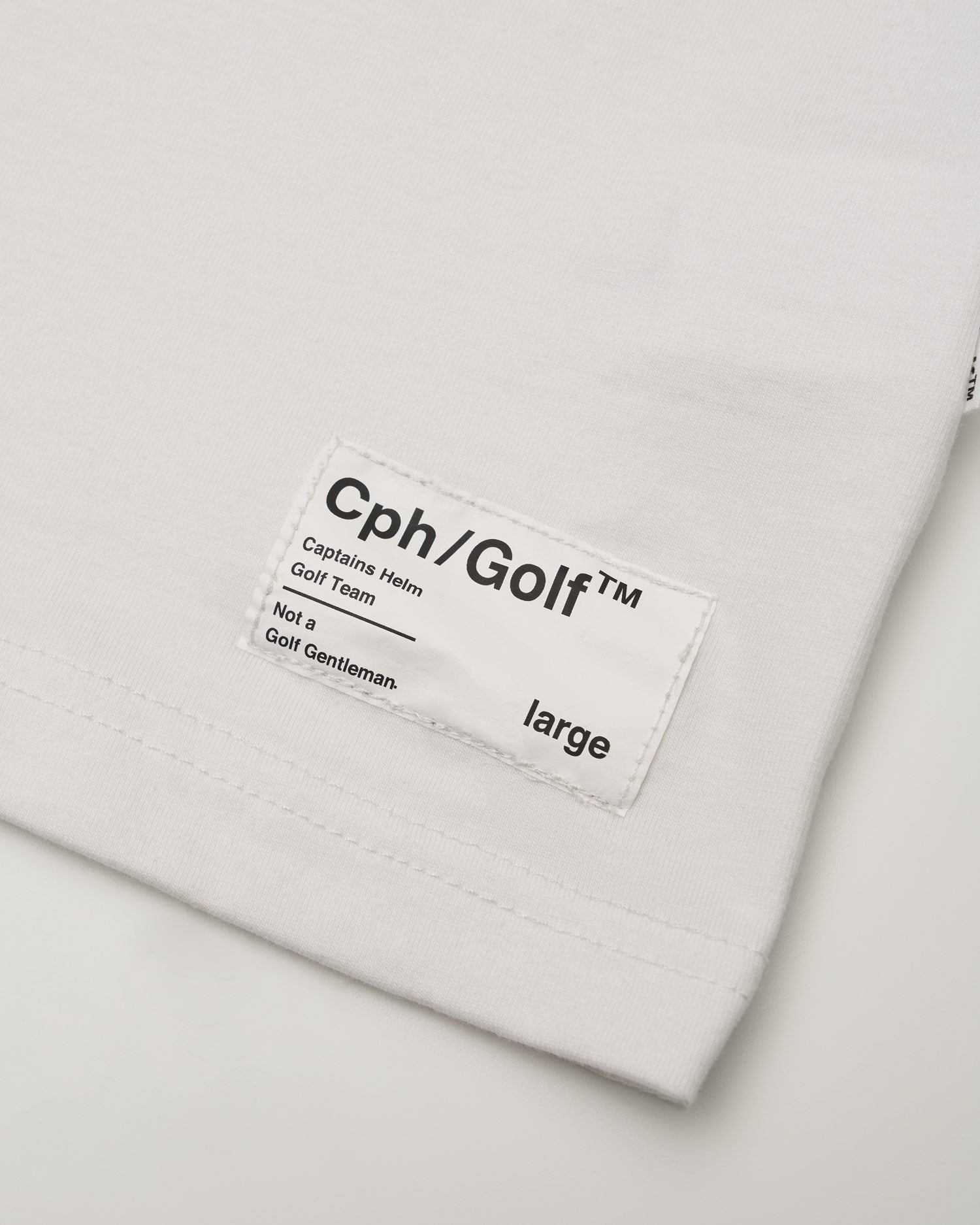 Cph/Golf™️ #NAGG MOCK NECK TEE - WHITE - – Cph/Golf™︎