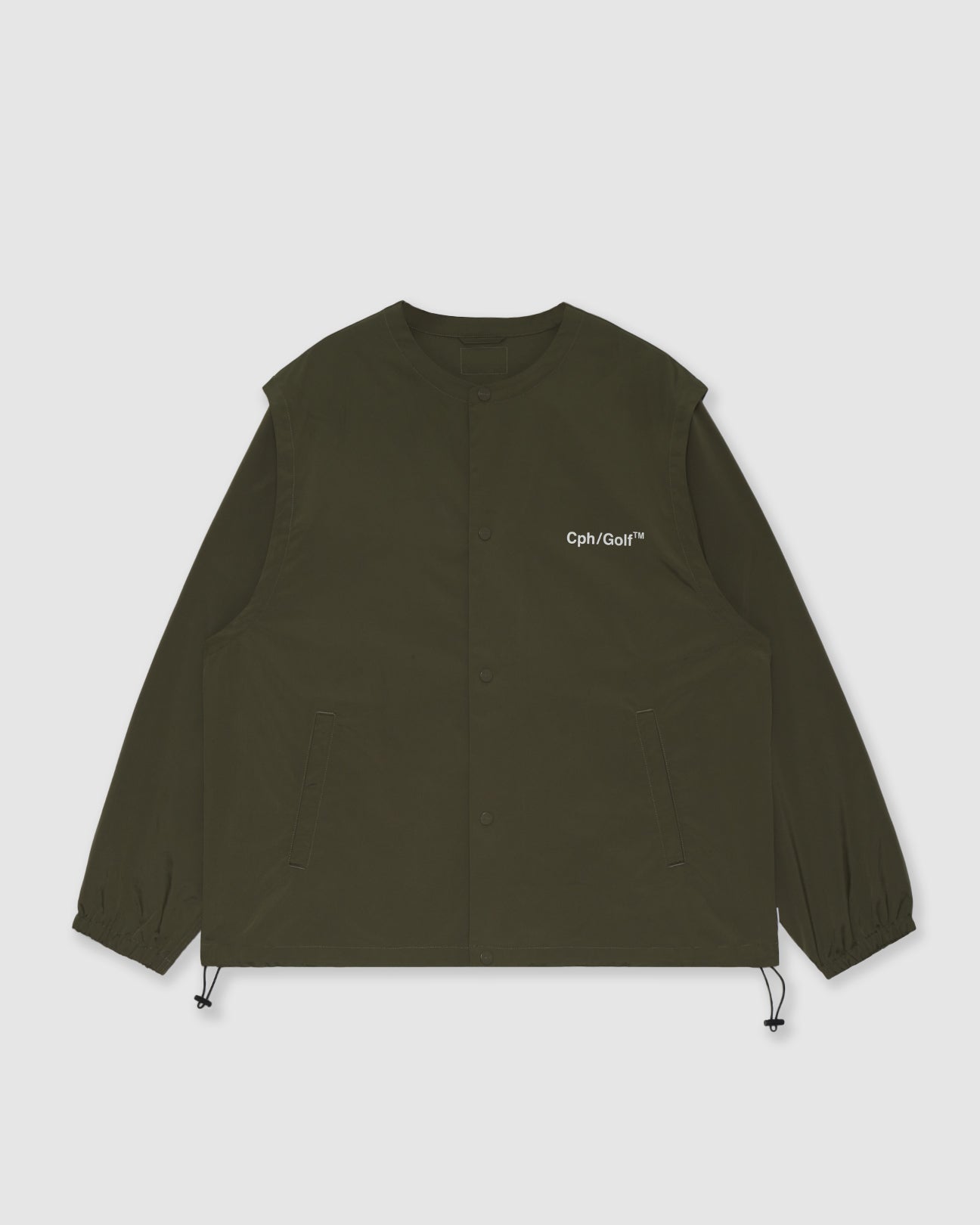Cph/GOLF コーチジャケット ベスト XL DETACHABLE VEST COACH JKT - OLIVE - – Cph/Golf™︎