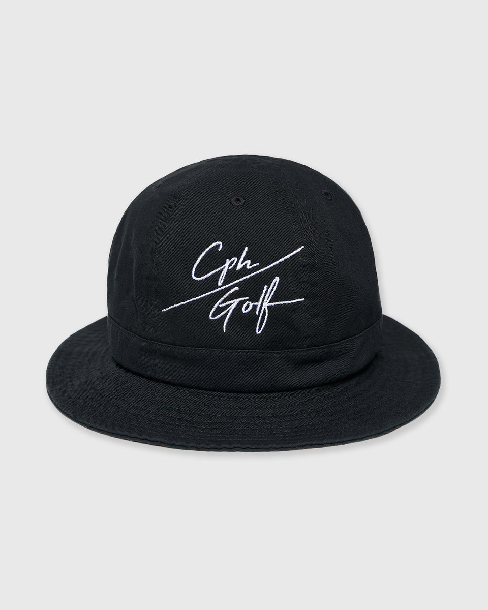 SLASH LOGO SUMMER HAT -BLACK- – Cph/Golf™︎