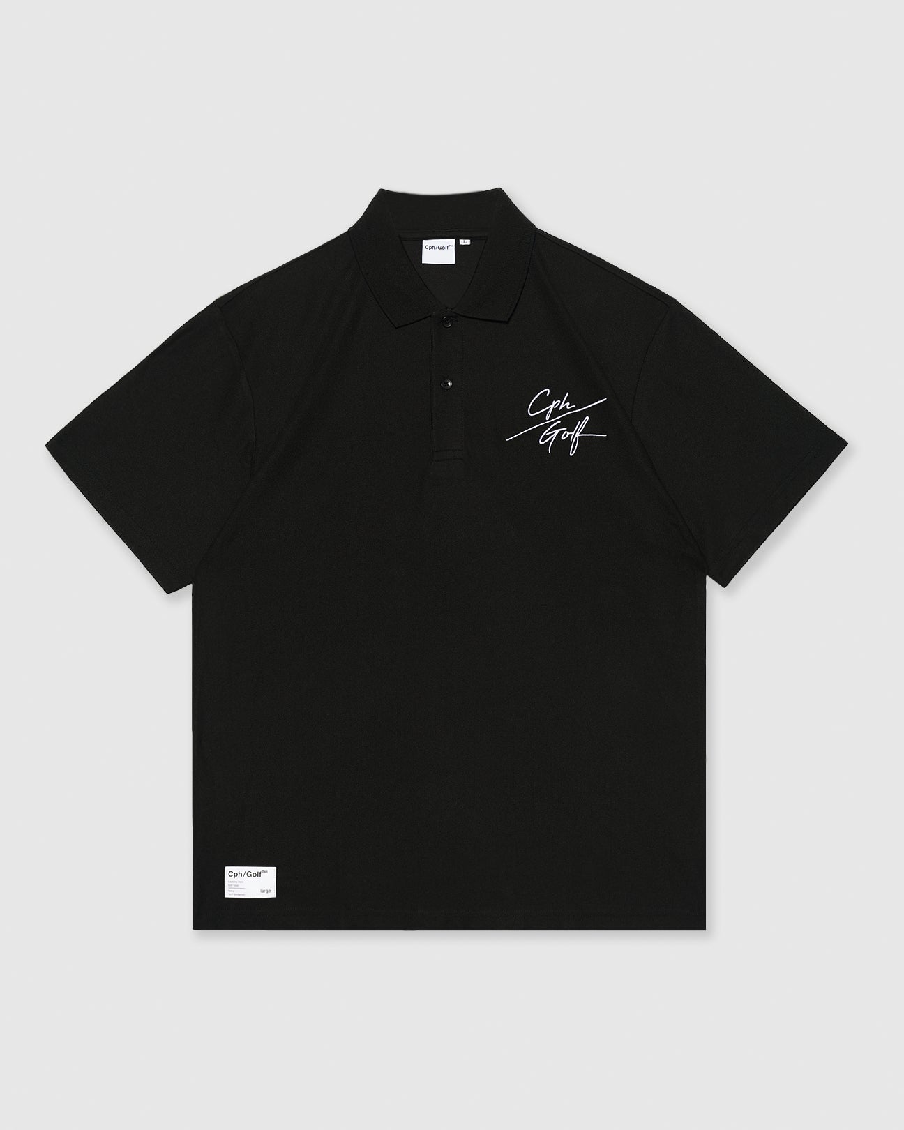 メンズウェア #SLASH LOGO SUMMER DRY POLO - BLACK - SLASH LOGO SUMMER DRY POLO - BLACK -