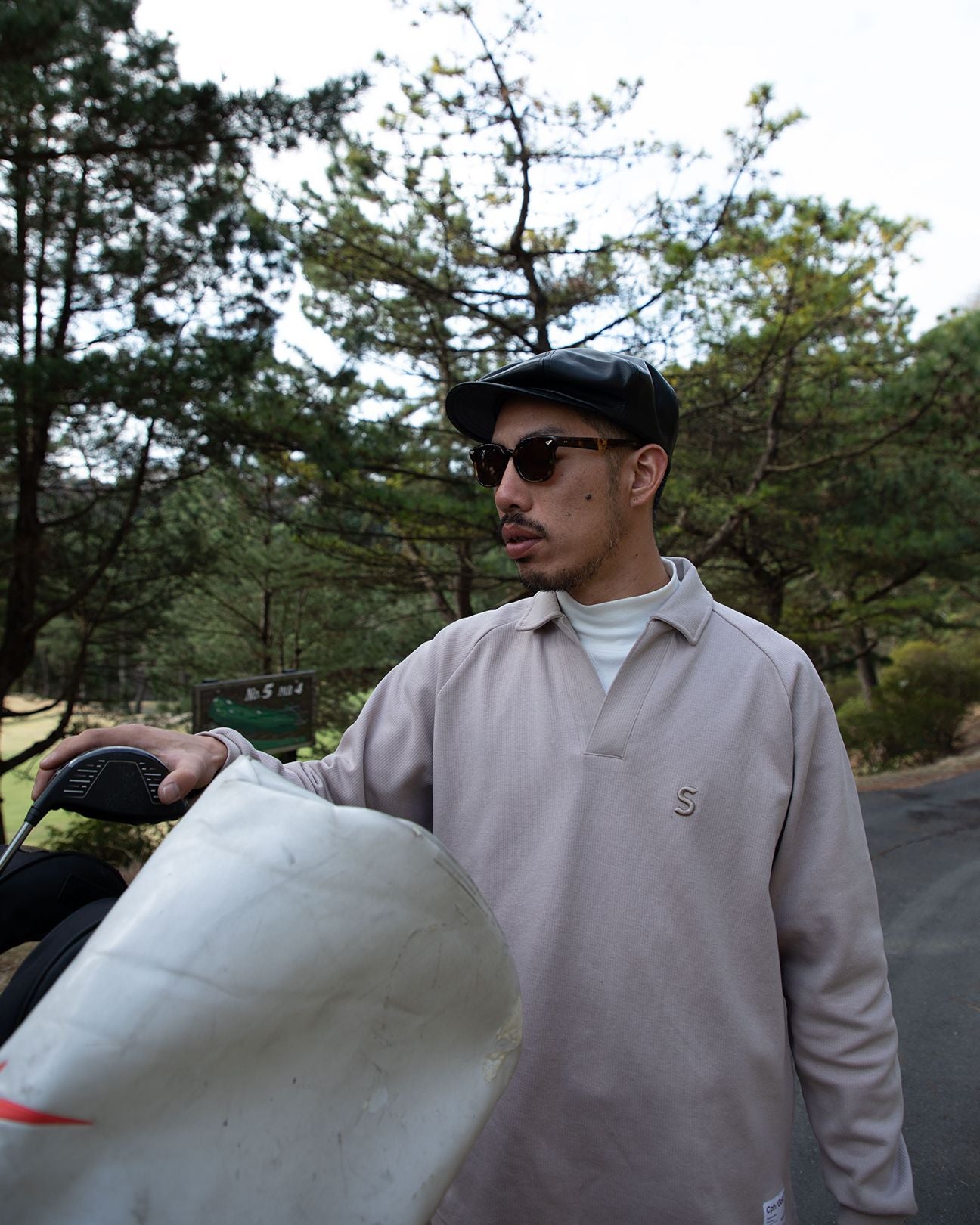 SUPERTHANKS × Cph/Golf™️ #SKIPPER SHIRTS - BEIGE - – Cph/Golf™︎