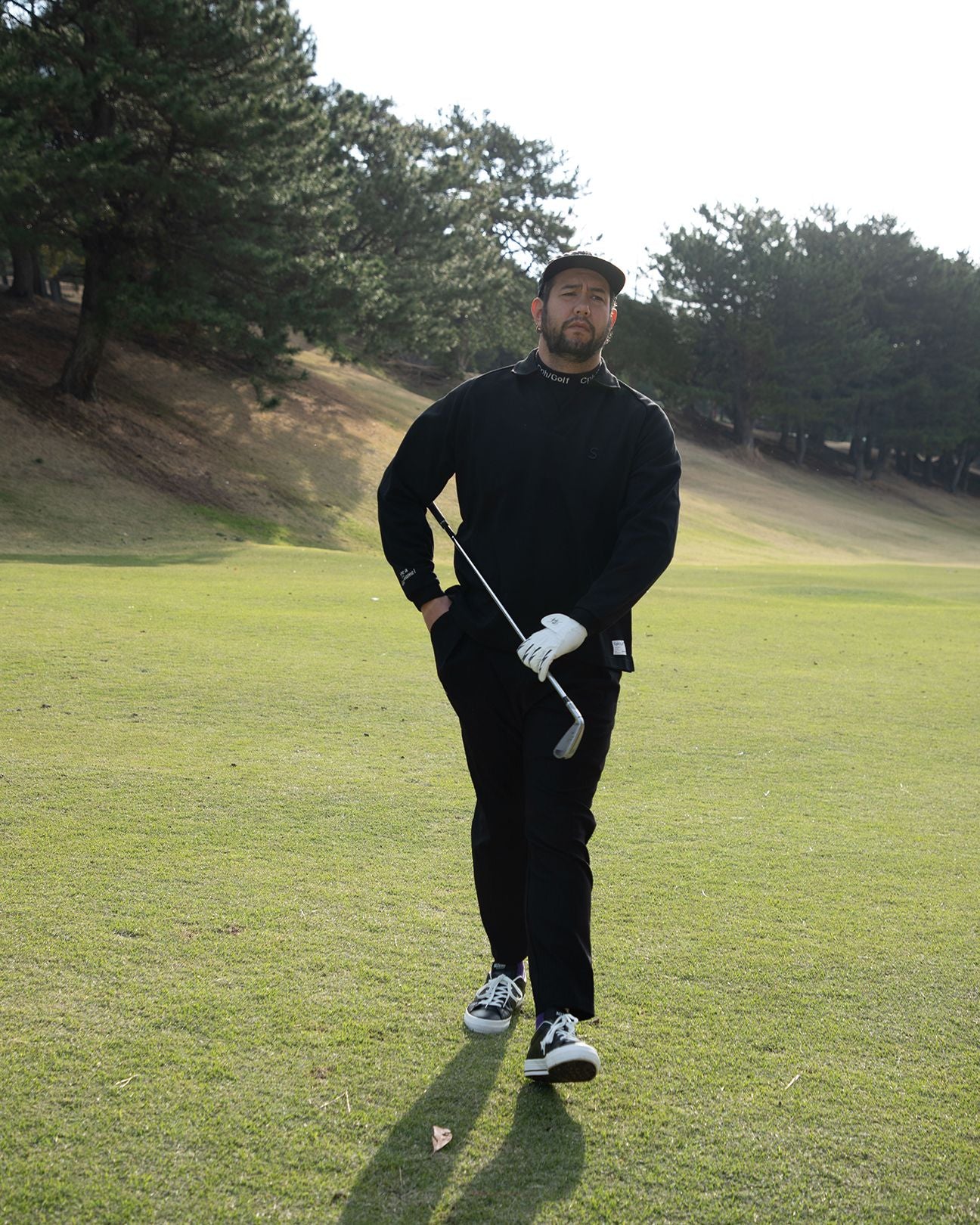 SUPERTHANKS × Cph/Golf™️ #SKIPPER SHIRTS - BLACK - – Cph/Golf™︎