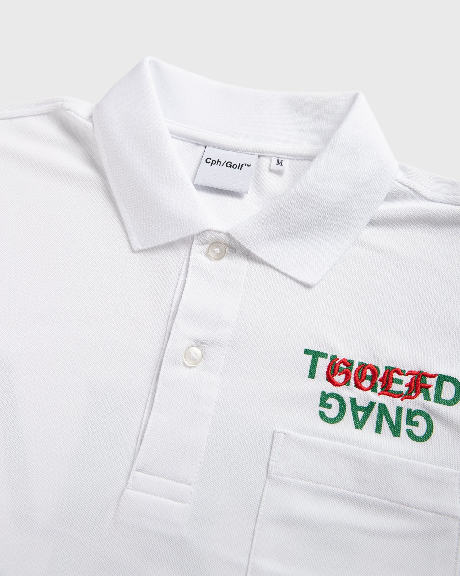 Cph/G ホワイトポロシャツ Cph/G ホワイトポロシャツ スポーツ ポロシャツ
