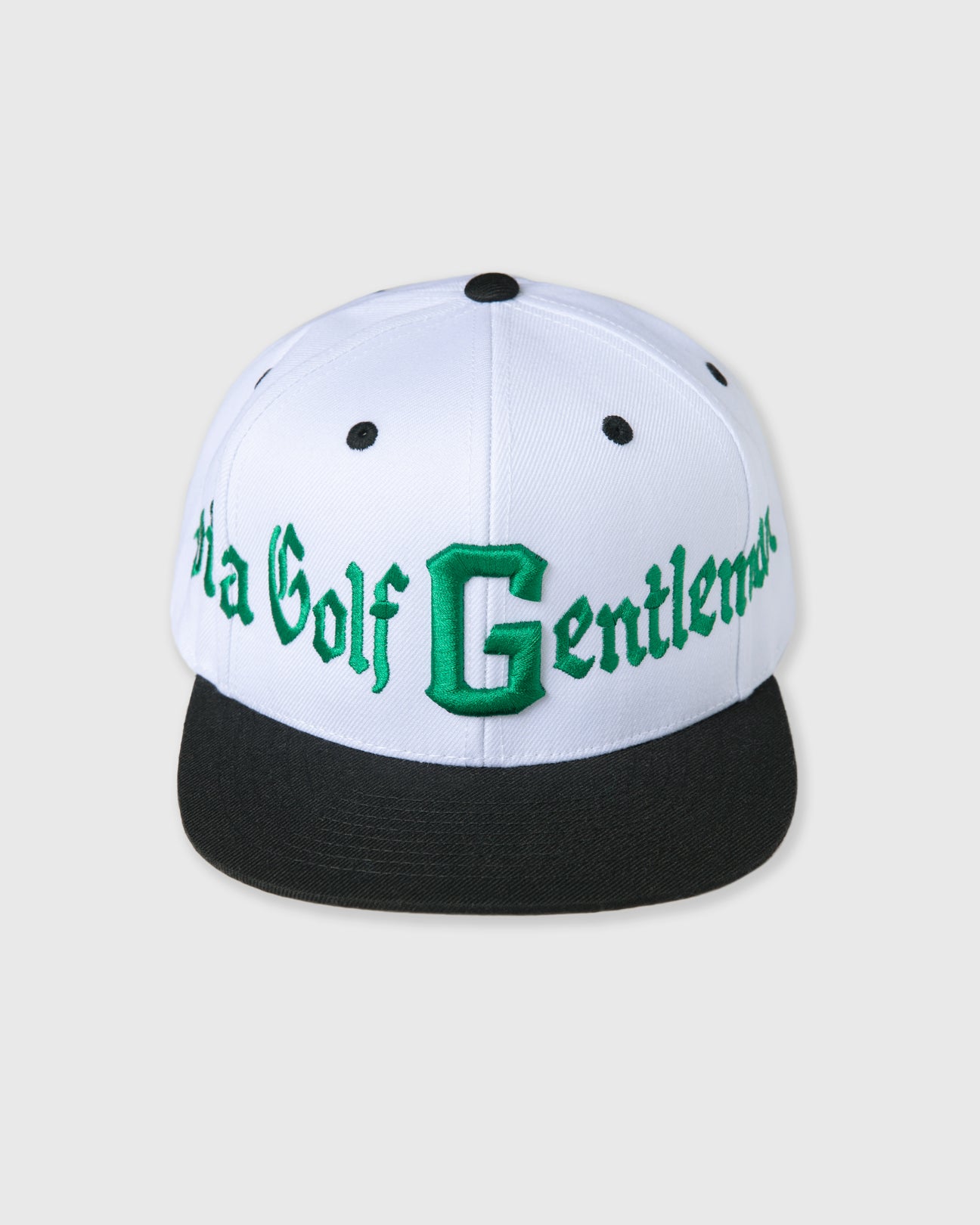 STUDIO33 × Cph/Golf™ #GENTLEMAN SNAP BACK - BLACK x WHITE