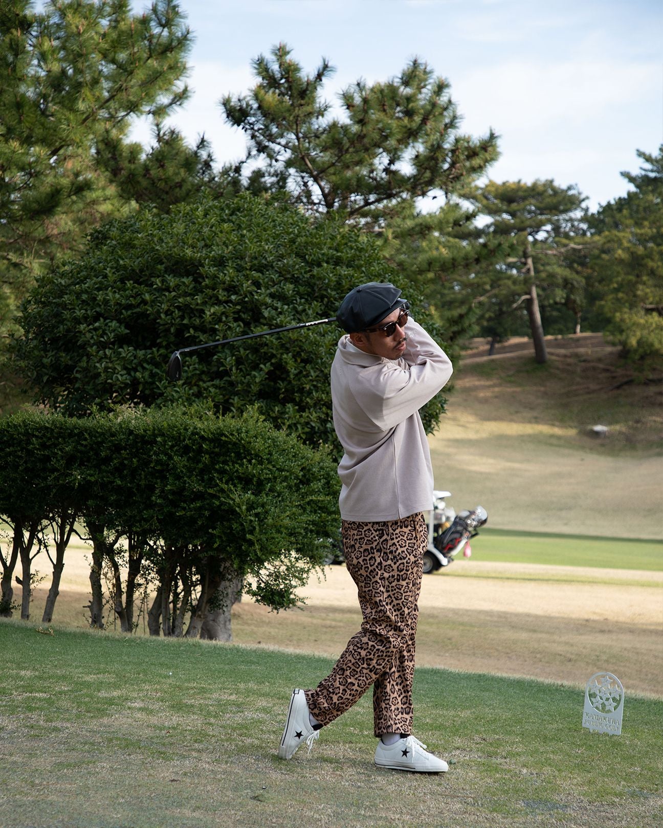 cph golf super thanks セットアップ SUPERTHANKS × Cph/Golf™️ #TAPERED PANTS - LEOPARD - – Cph