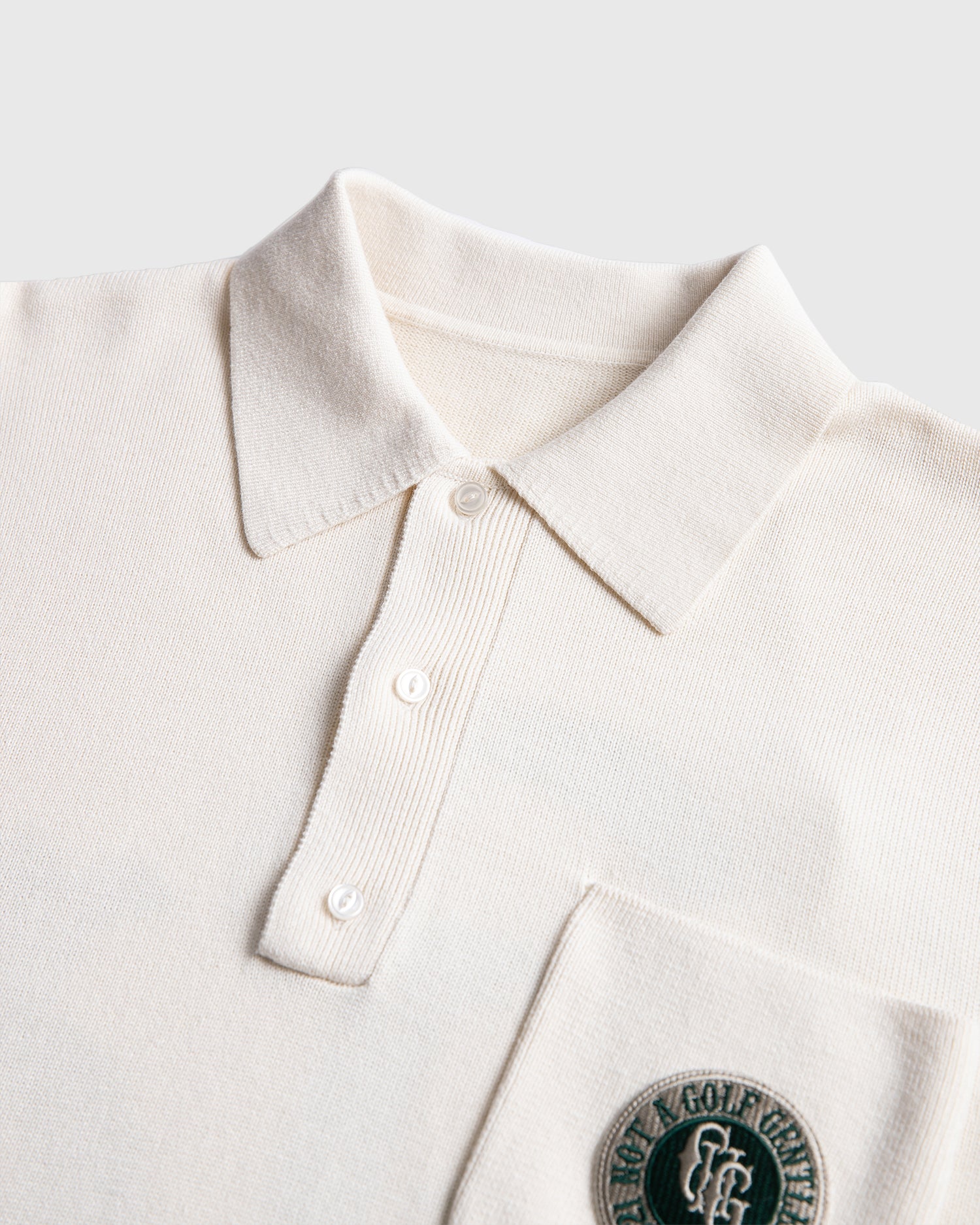 Captains Helm Golf JACQUARD LS POLO Lサイズ CLUB JACQUARD LS POLO - WHITE - – Cph/Golf™︎