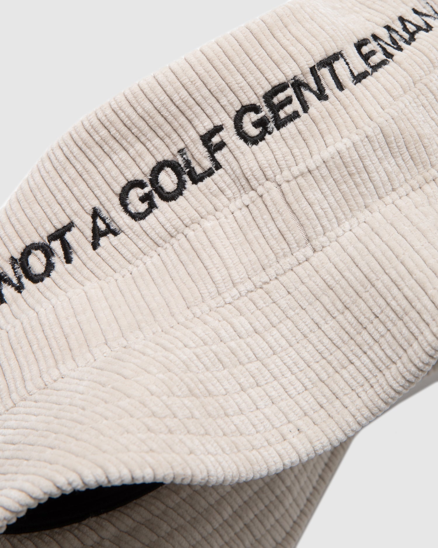 CORDUROY BUCKET HAT - WHITE - – Cph/Golf™︎