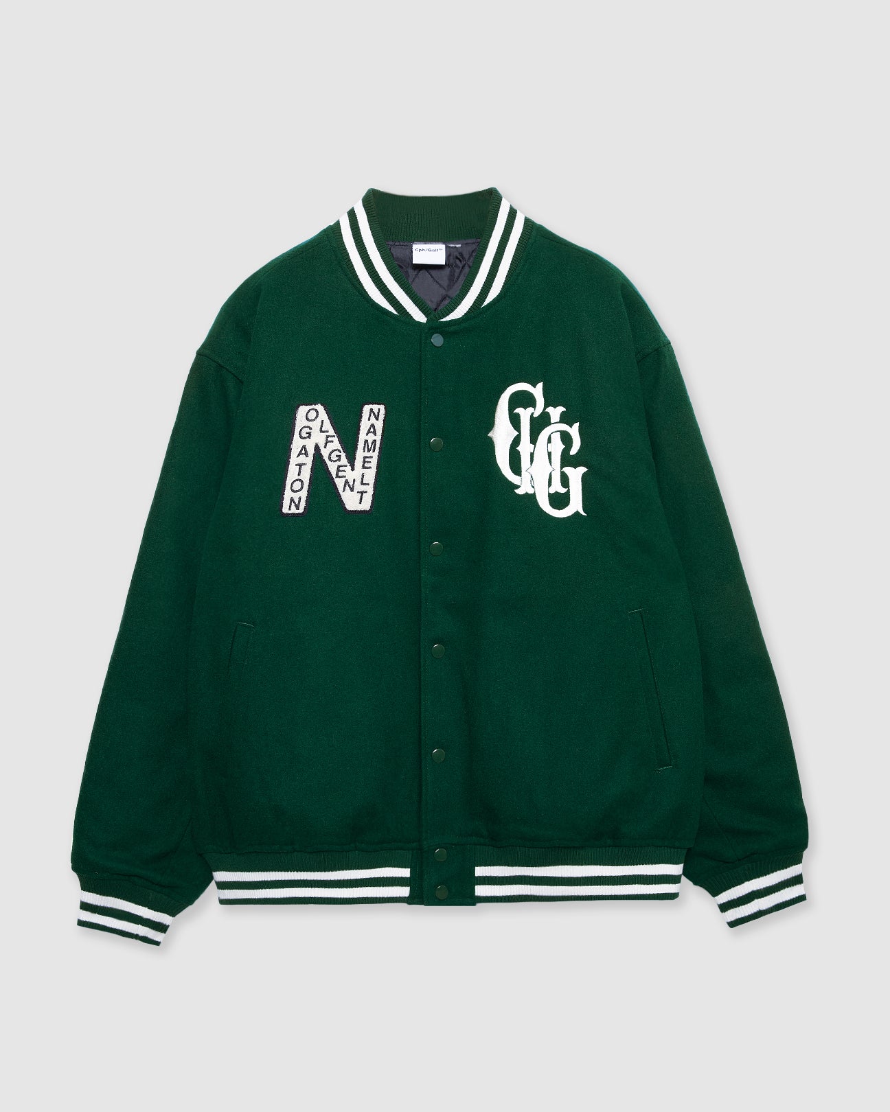 CLUB MEMBERS STADIUM JKT - GREEN - – Cph/Golf™︎