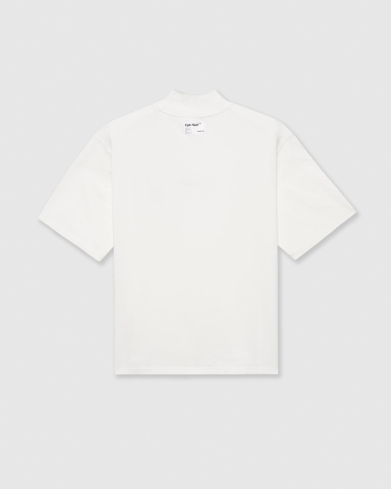 Cph/Golf™️ #Cph/Golf TM MOCK NECK TEE - WHITE - – Cph/Golf™︎