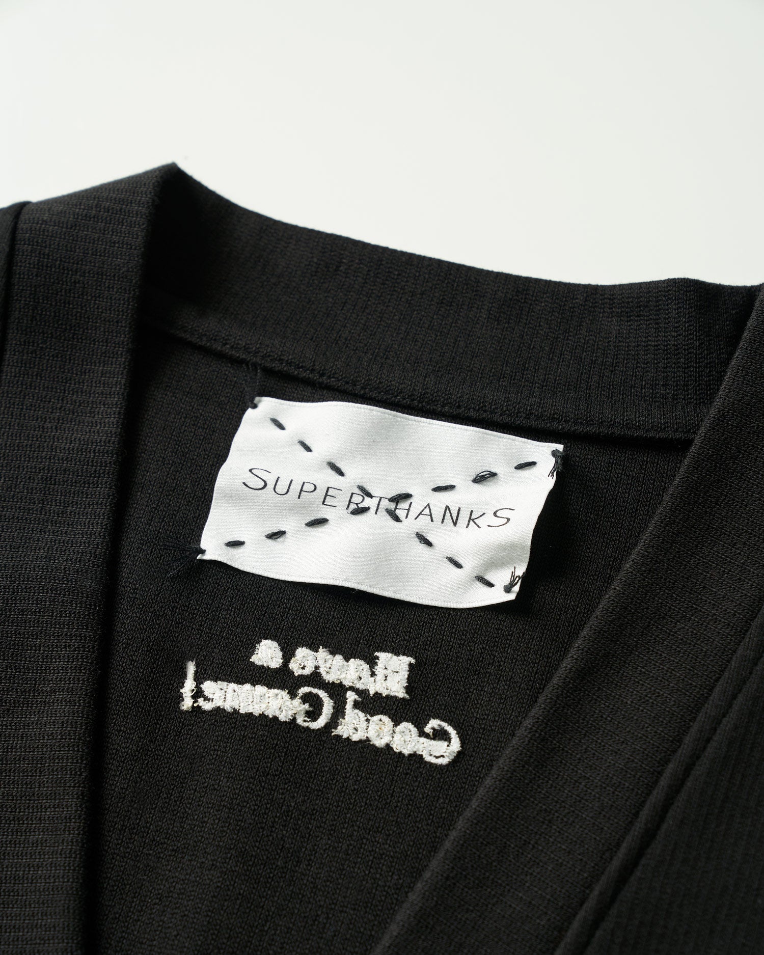 SUPERTHANKS × Cph/Golf™️ #RIB BUTTON VEST - BLACK - – Cph/Golf™︎