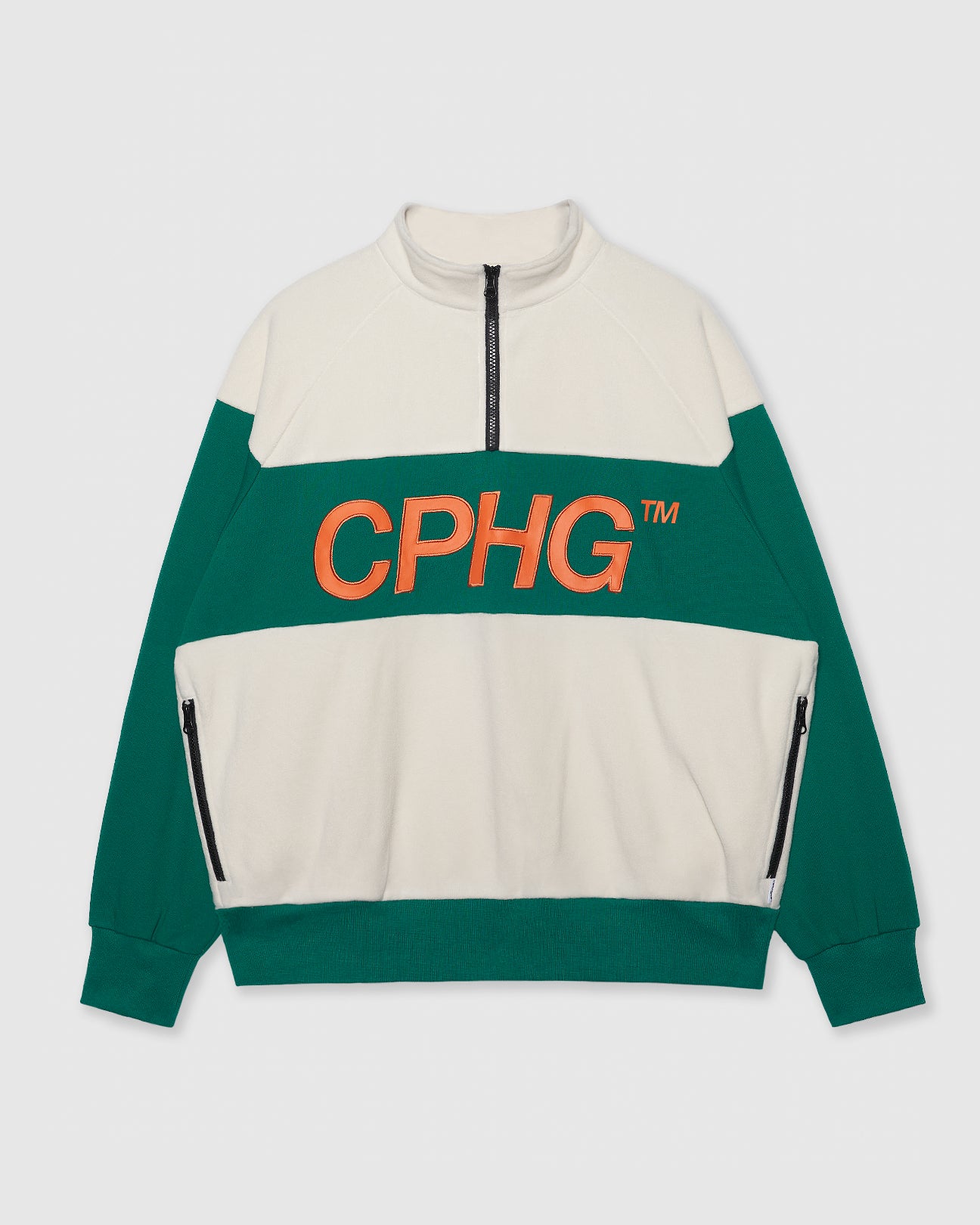 ACTIVE HALF-ZIP FLEECE JKT - GREEN - – Cph/Golf™︎
