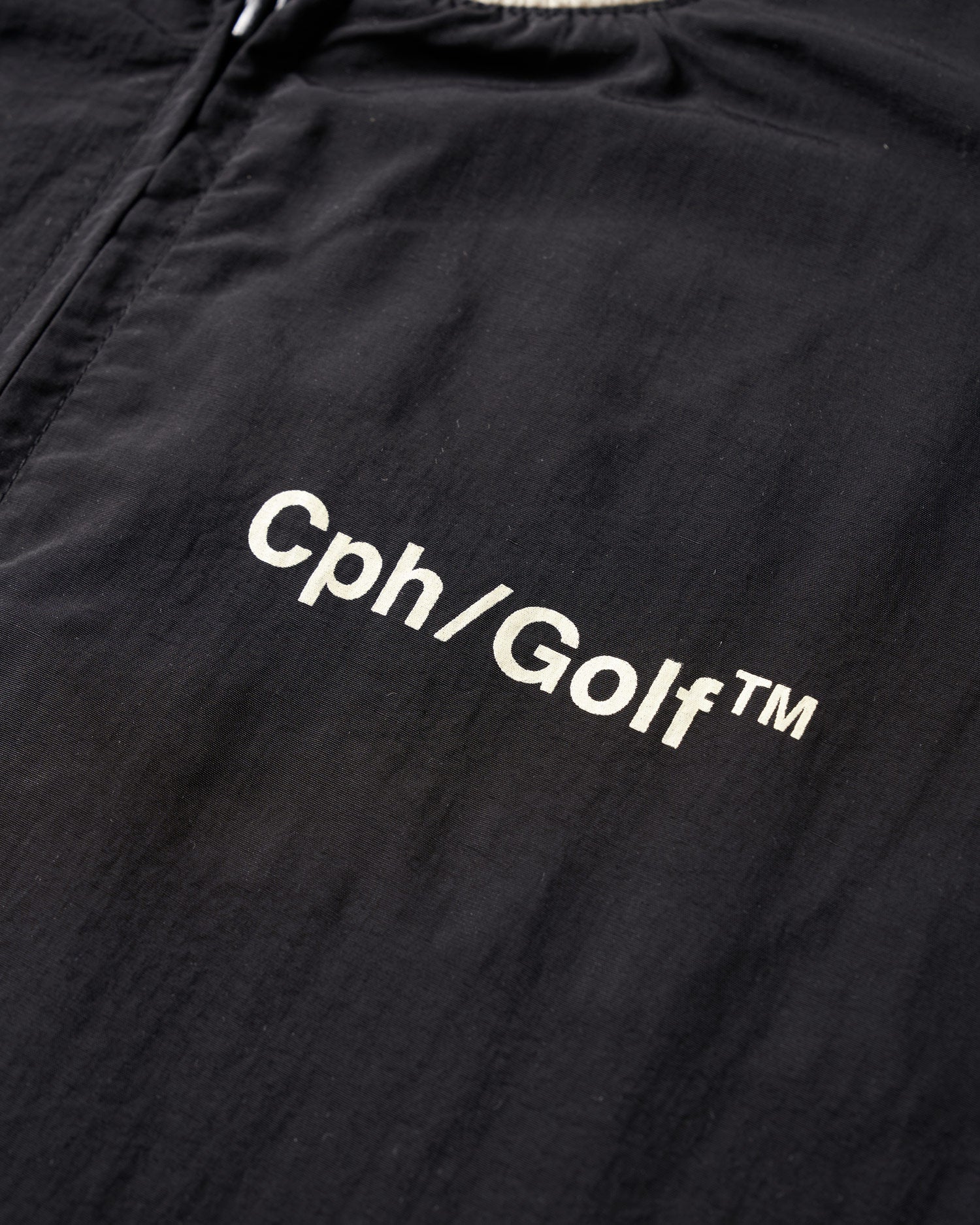 CONVERSE GOLF × Cph/Golf™️ #ONE STAR ZIP JACKET - BLACK