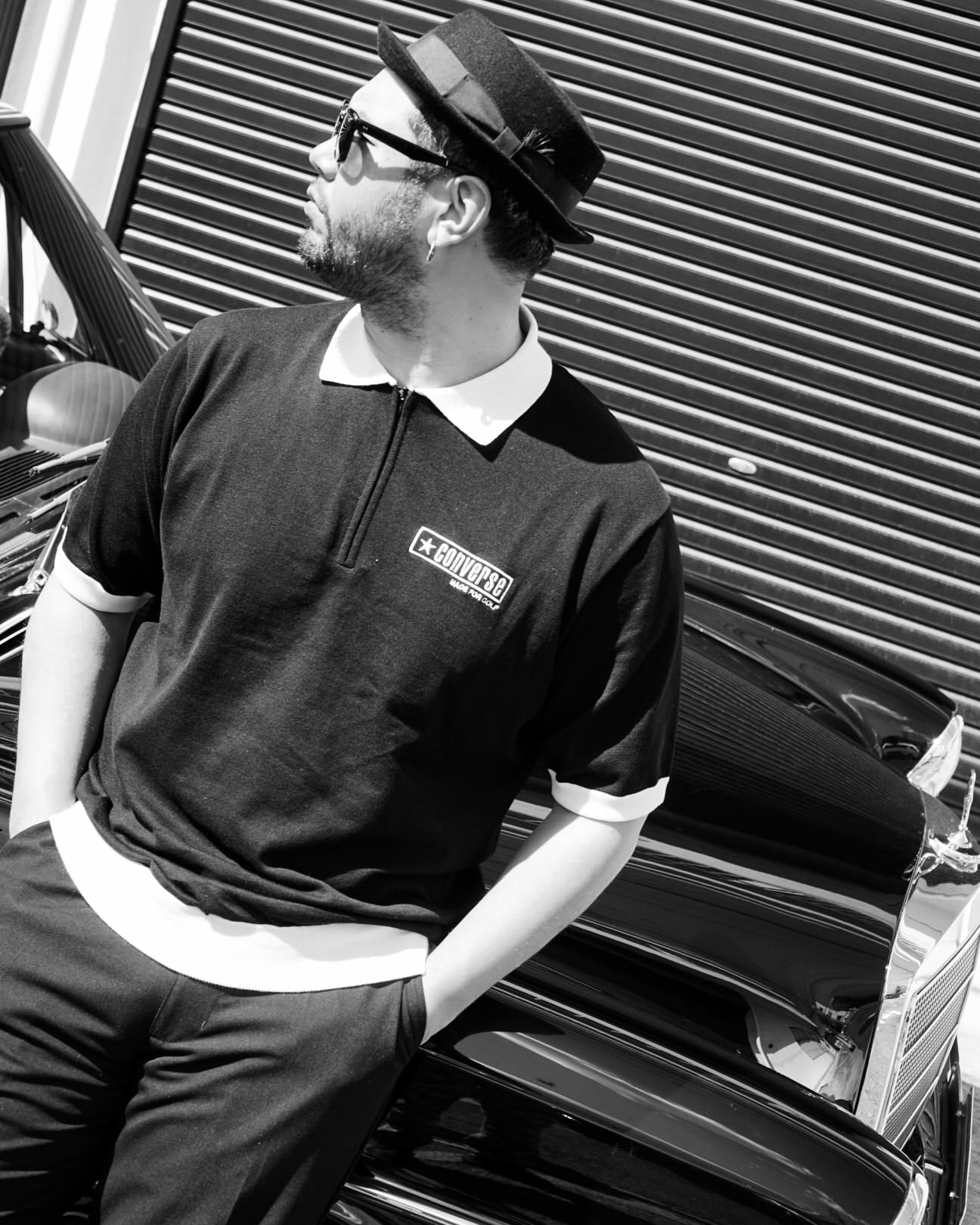 CONVERSE GOLF × Cph/Golf KNIT POLO CONVERSE GOLF × Cph/Golf™️ #ONE STAR JACQUARD KNIT POLO